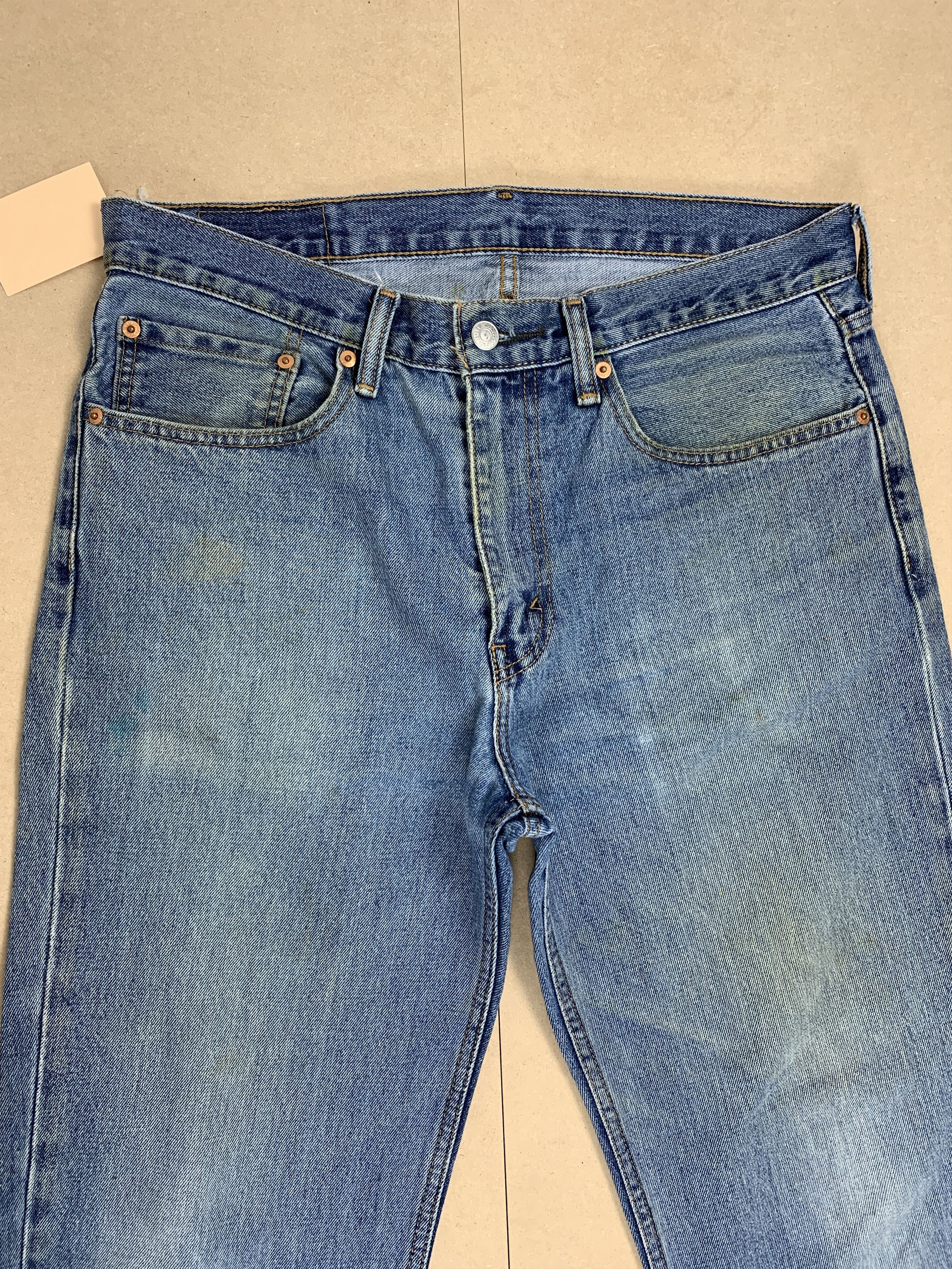 Levi's × Vintage Vintage Levis 516 Straight Cut Mid Wash Jeans Size US 34 / EU 50 - 2 Thumbnail