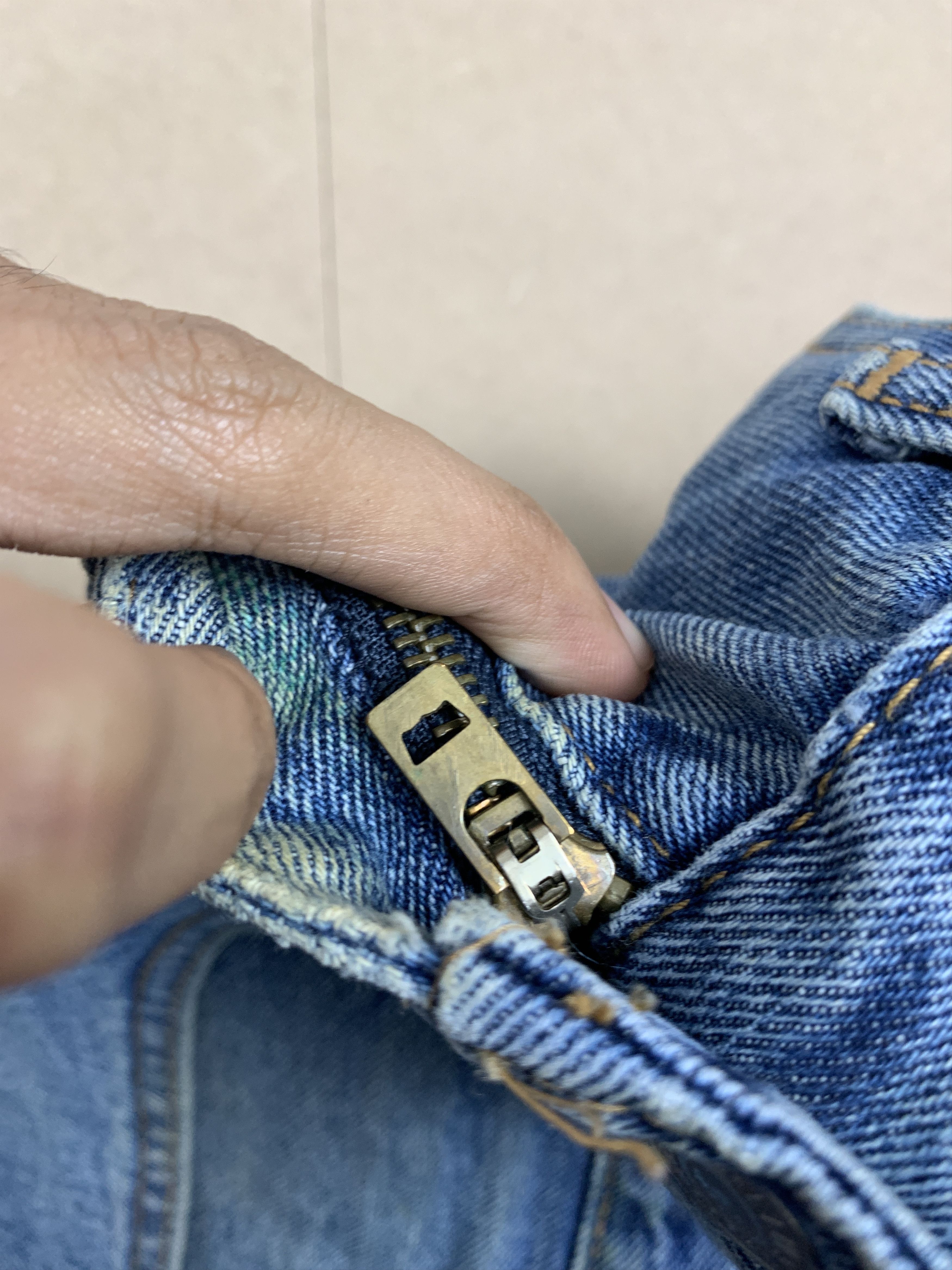 Levi's × Vintage Vintage Levis 516 Straight Cut Mid Wash Jeans Size US 34 / EU 50 - 22 Thumbnail