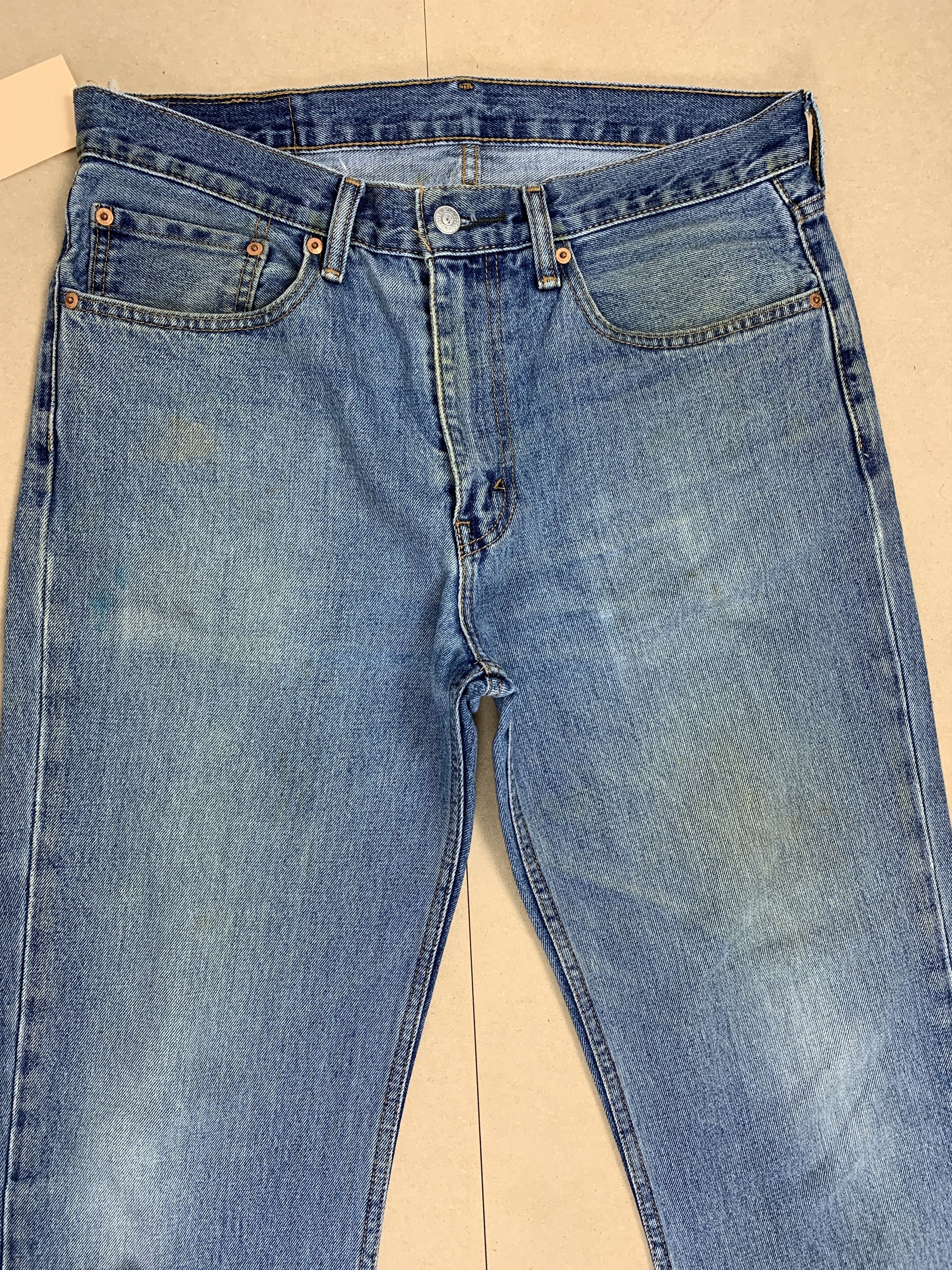 Levi's × Vintage Vintage Levis 516 Straight Cut Mid Wash Jeans Size US 34 / EU 50 - 3 Thumbnail