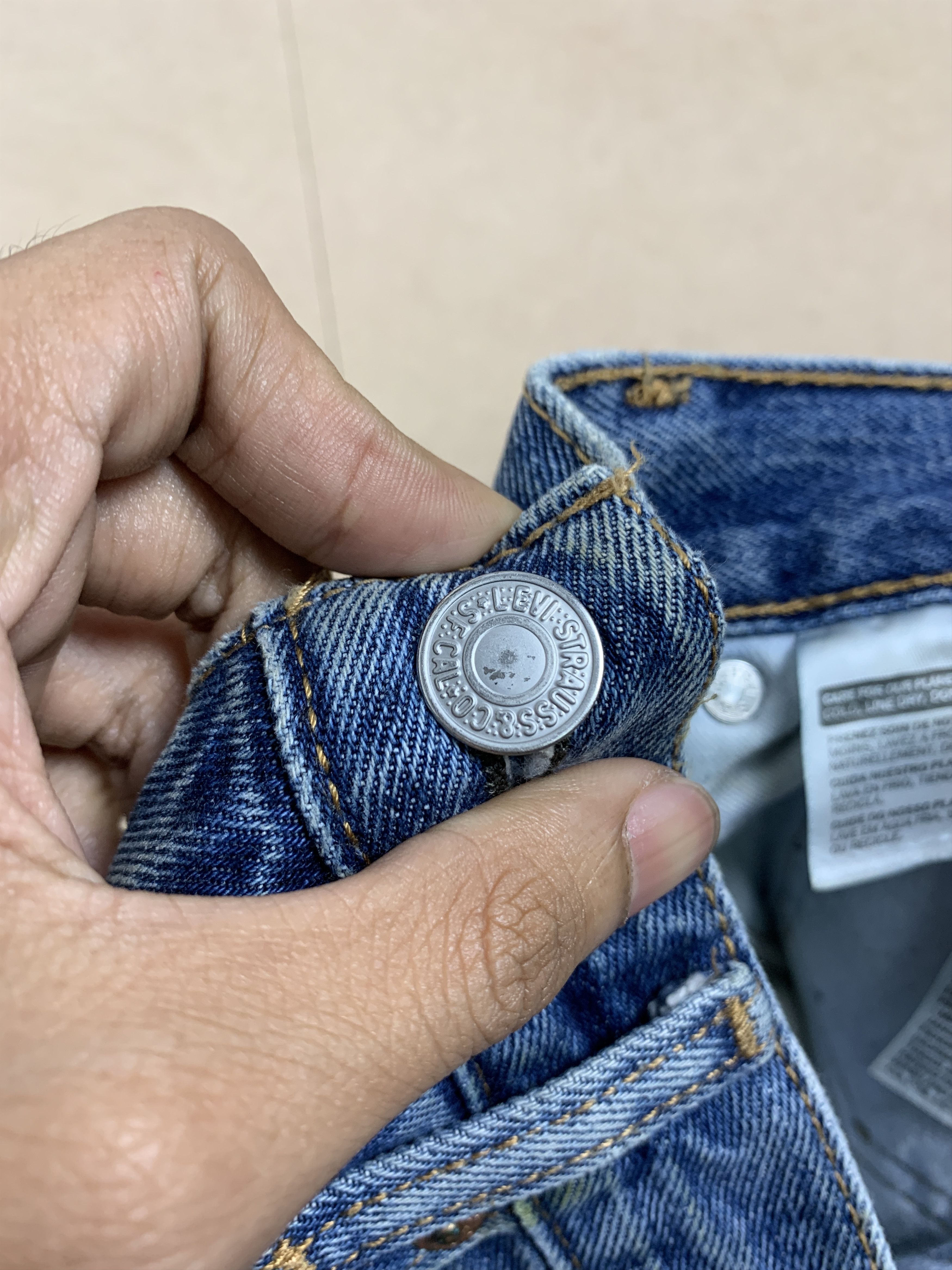 Levi's × Vintage Vintage Levis 516 Straight Cut Mid Wash Jeans Size US 34 / EU 50 - 21 Thumbnail