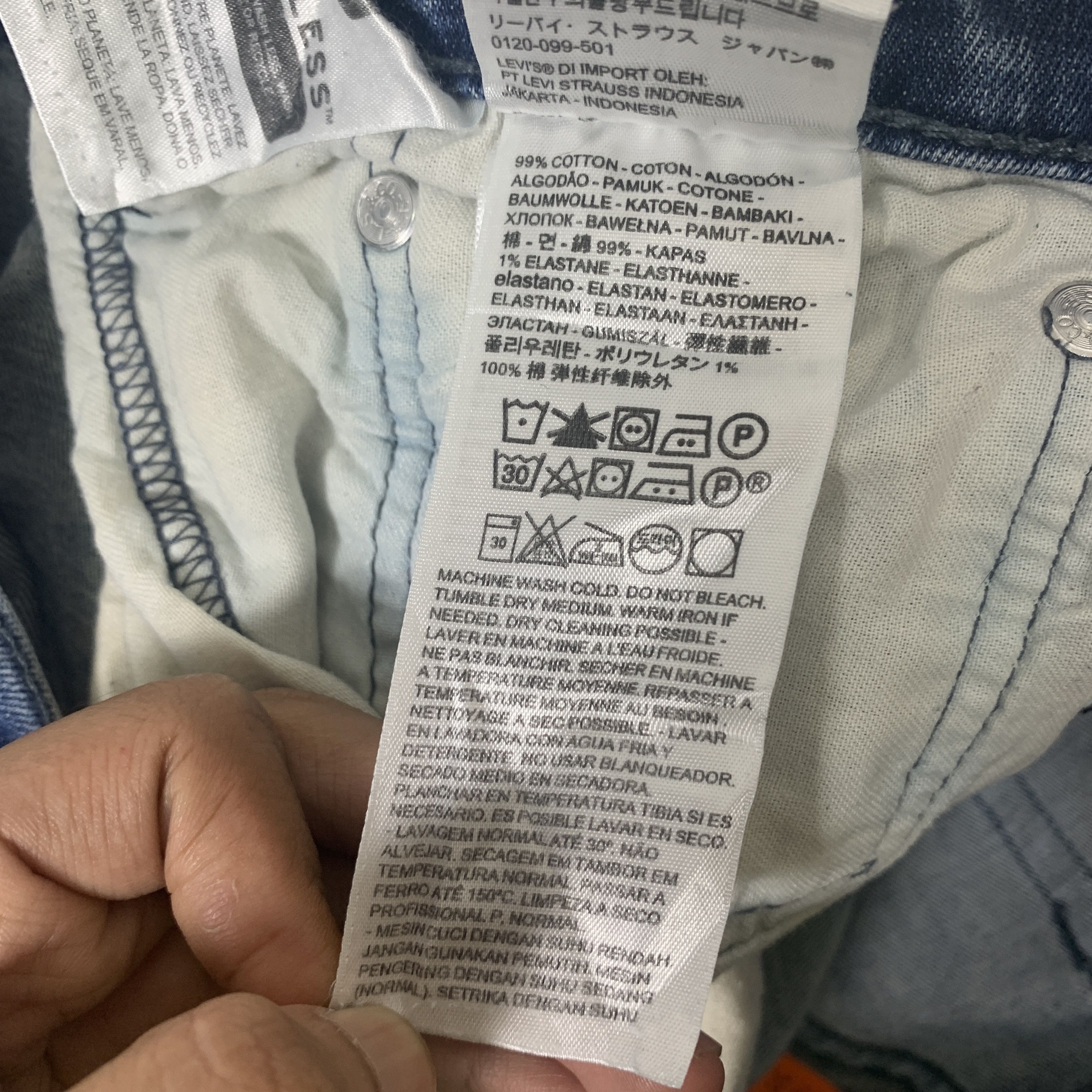 Levi's × Vintage Vintage LEVI'S 514 Distressed Faded Mid Wash Jeans Size US 36 / EU 52 - 9 Thumbnail