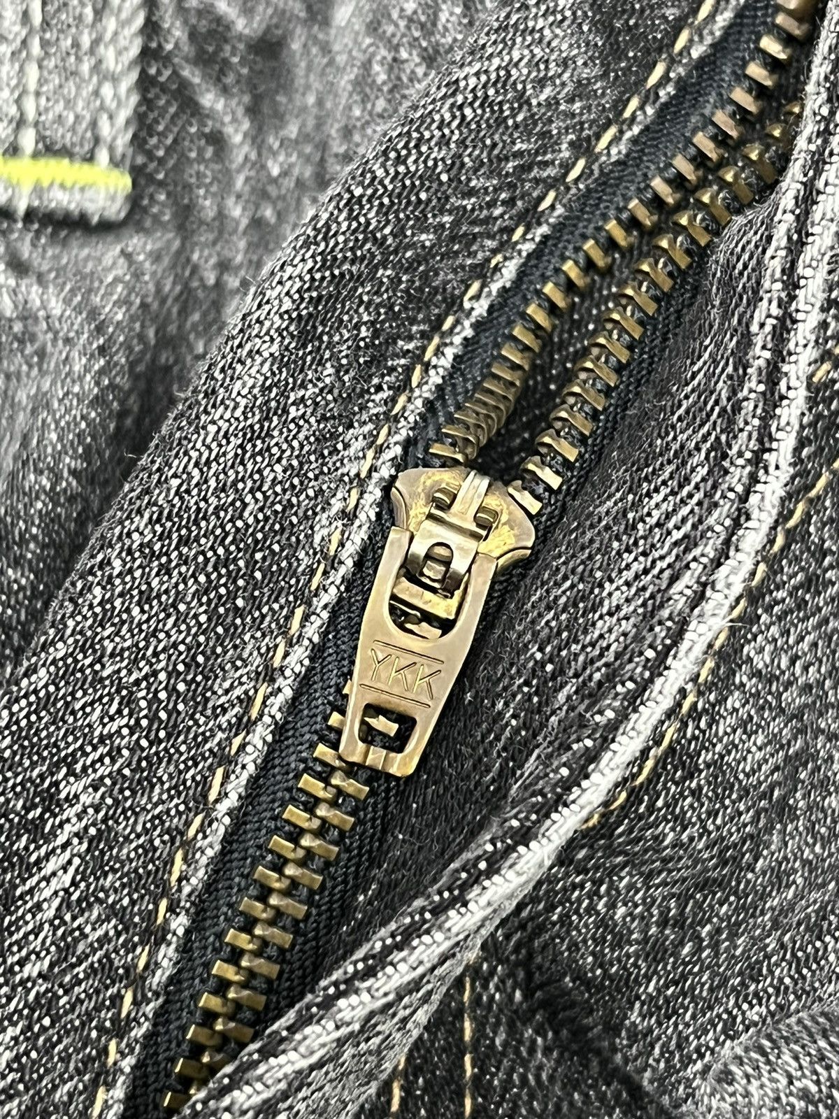 Uniqlo SICK🔥Black Patchwork Distressed Denim Punk Undercover Style Size US 30 / EU 46 - 11 Thumbnail