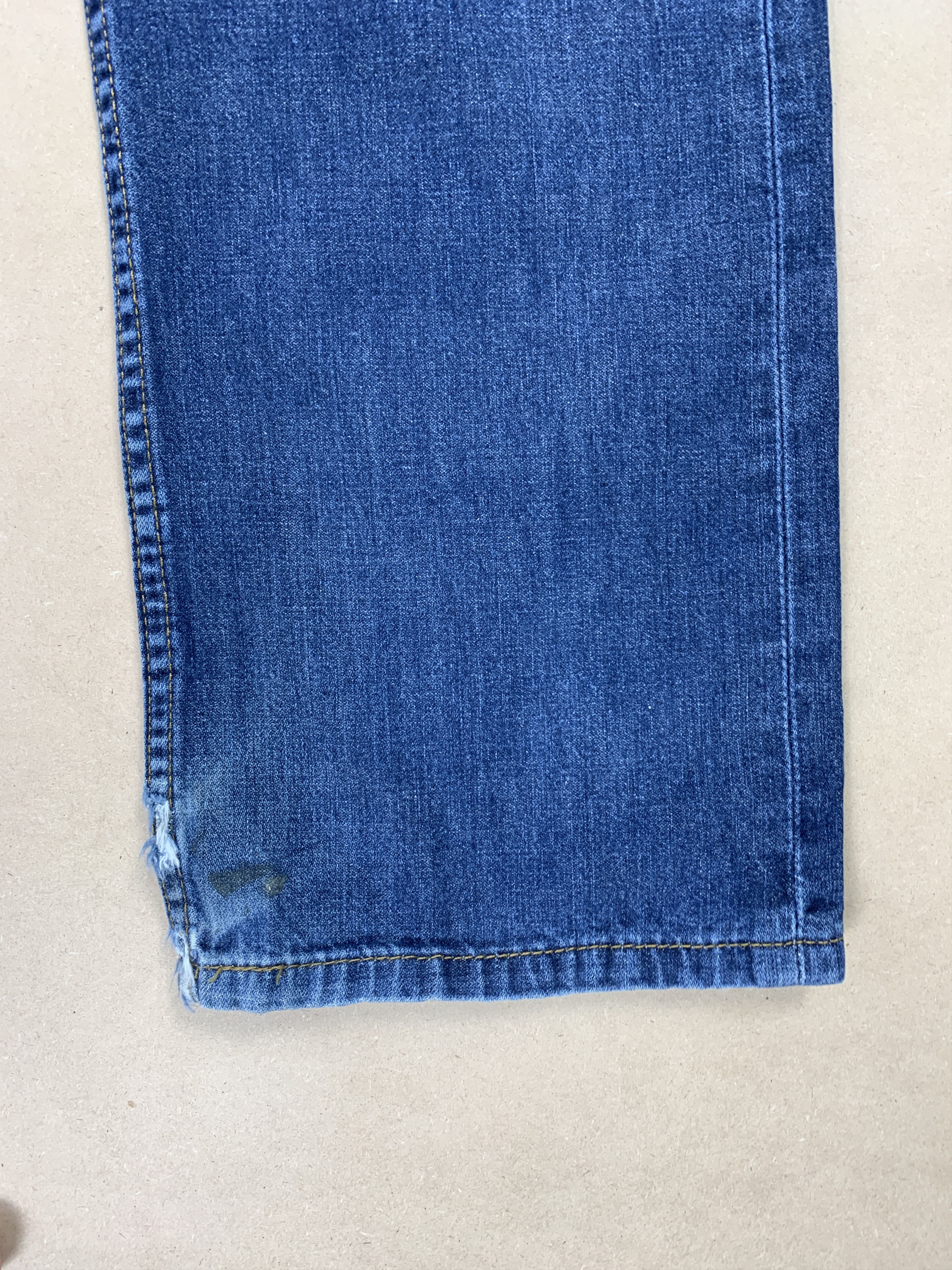Levi's × Vintage Vintage Levis 569 Straight Cut Faded Medium Blue Jeans Size US 36 / EU 52 - 3 Thumbnail