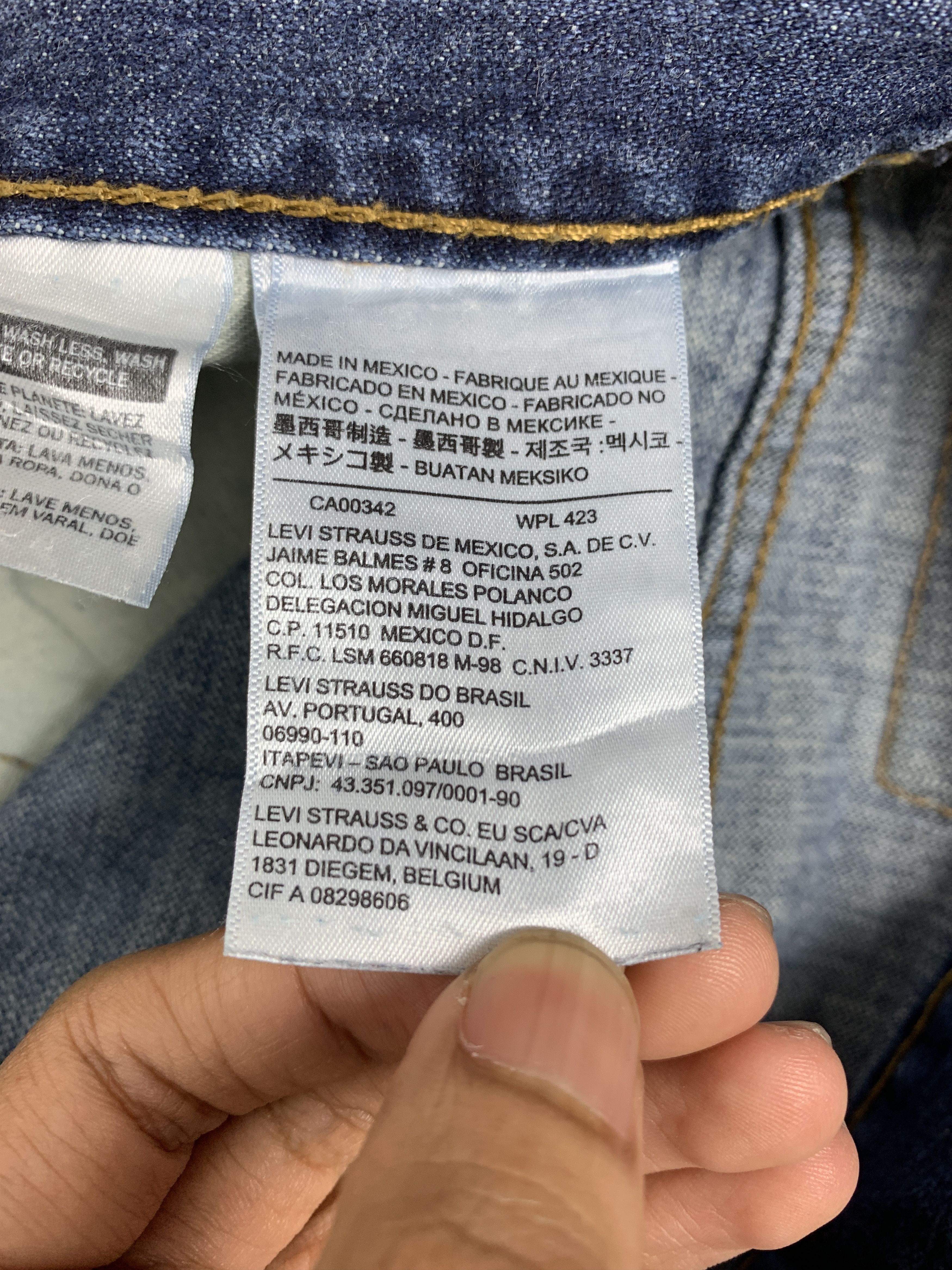 Levi's × Vintage Vintage Levis 569 Straight Cut Faded Medium Blue Jeans Size US 36 / EU 52 - 14 Thumbnail
