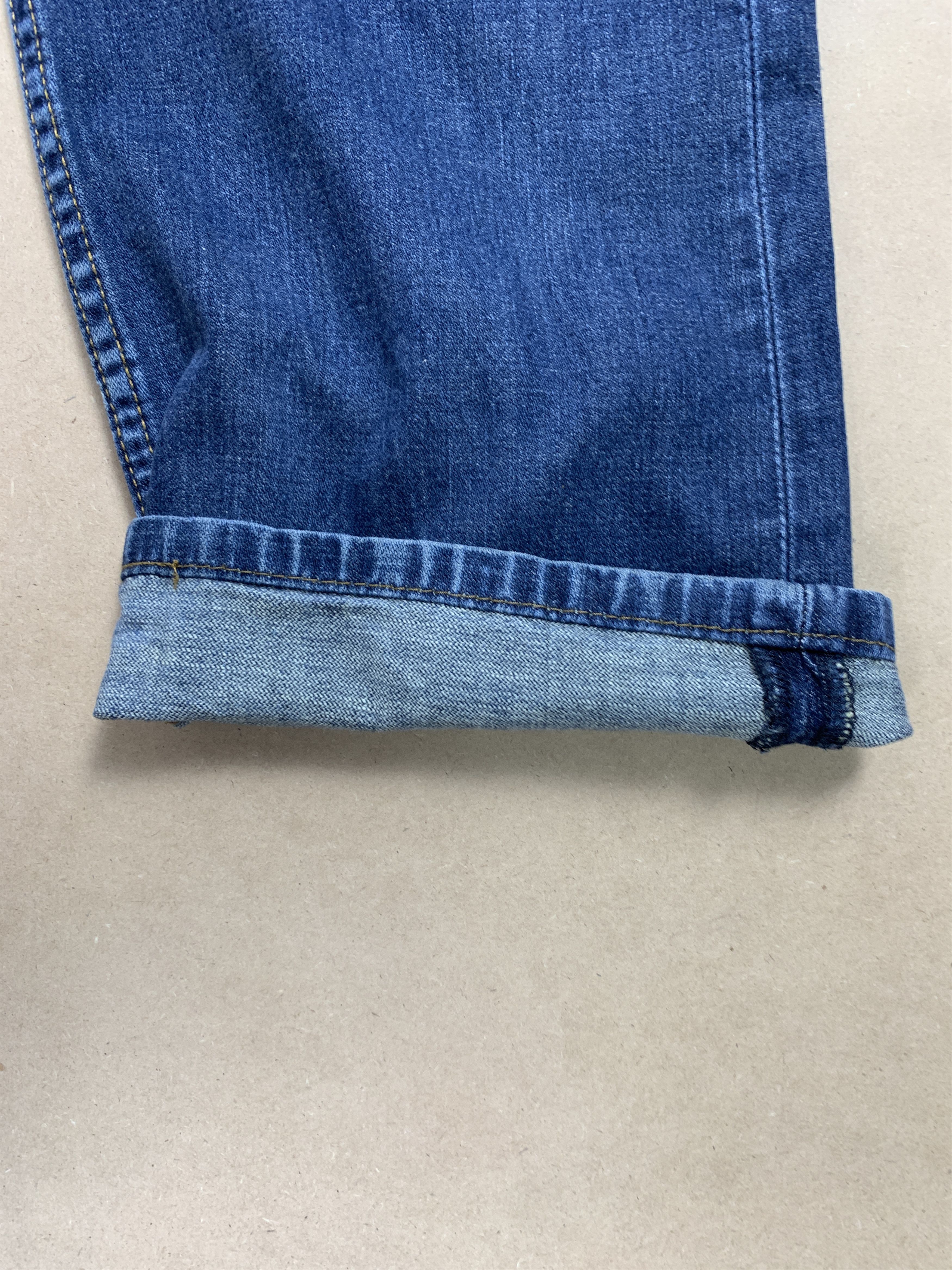 Levi's × Vintage Vintage Levis 569 Straight Cut Faded Medium Blue Jeans Size US 36 / EU 52 - 4 Thumbnail