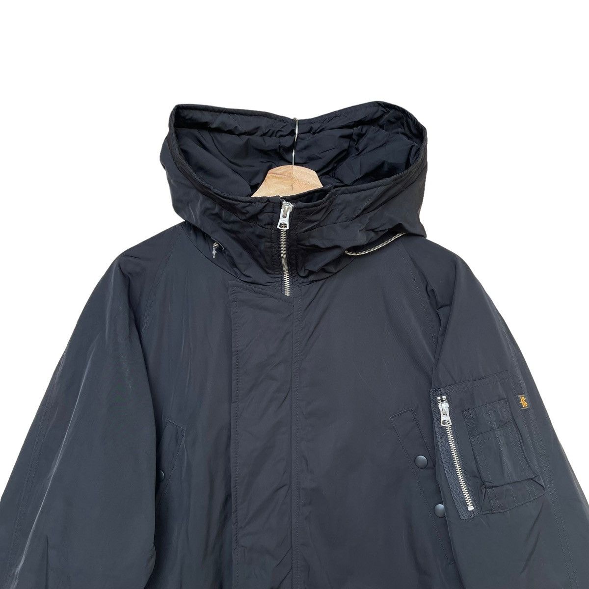 Avirex Alpha Industries Long Hoodies Jacket Size M Size US M / EU 48-50 / 2 - 2 Thumbnail