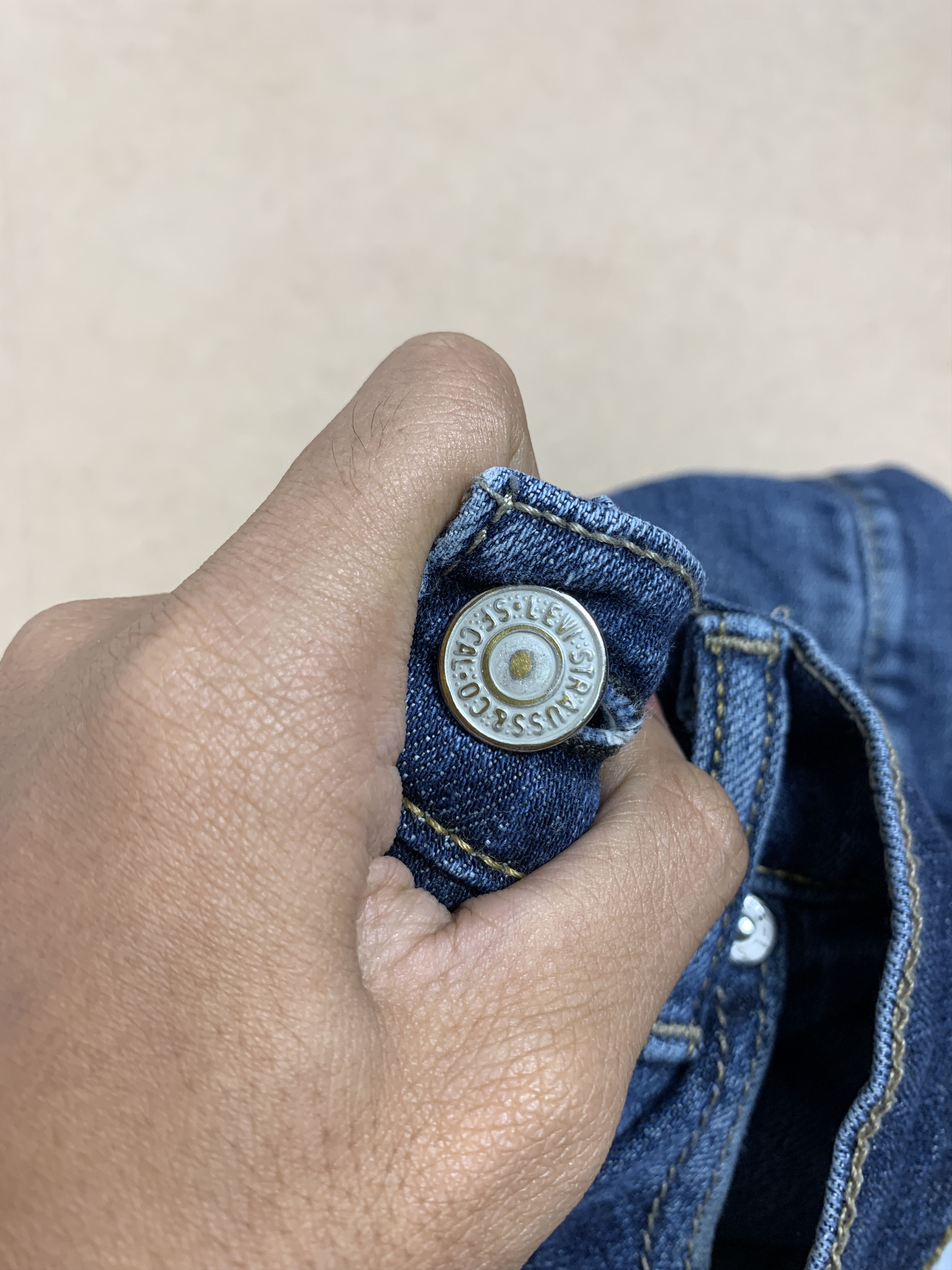Levi's × Vintage Vintage Levi's 513 Straight Cut Faded Medium Wash Blue Jeans Size US 30 / EU 46 - 20 Thumbnail
