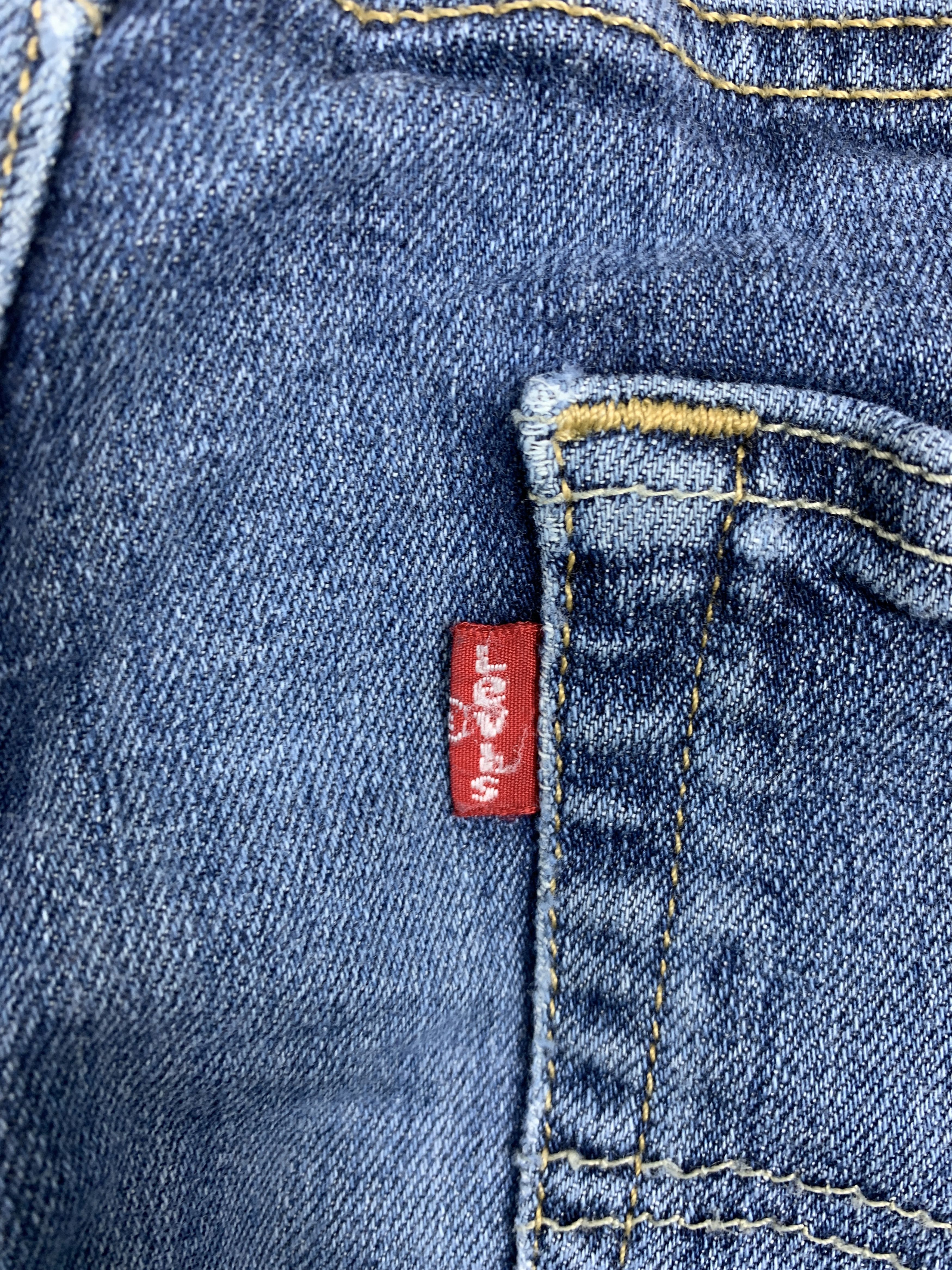Levi's × Vintage Vintage Levi's 513 Straight Cut Faded Medium Wash Blue Jeans Size US 30 / EU 46 - 11 Thumbnail