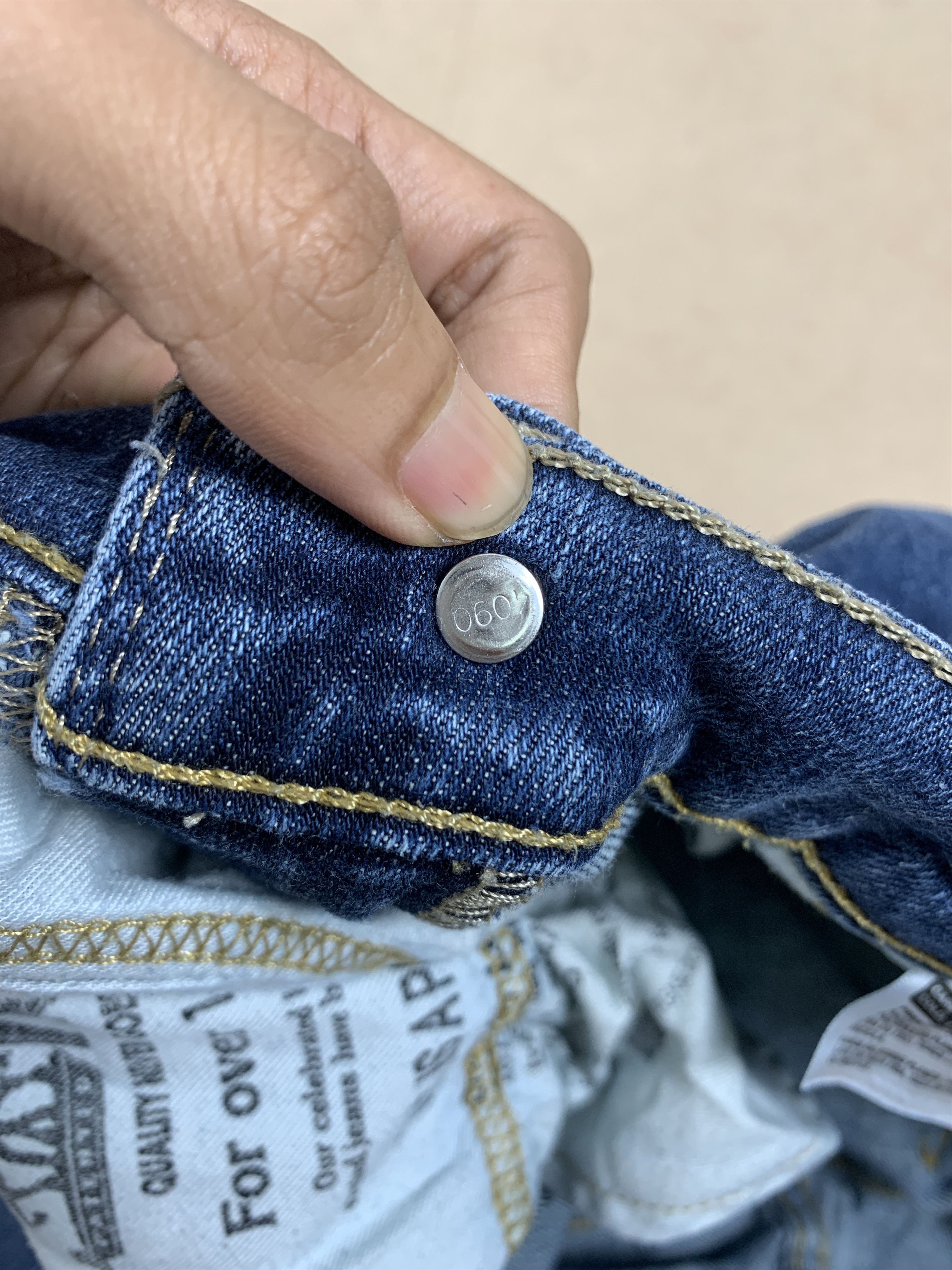 Levi's × Vintage Vintage Levi's 513 Straight Cut Faded Medium Wash Blue Jeans Size US 30 / EU 46 - 19 Thumbnail