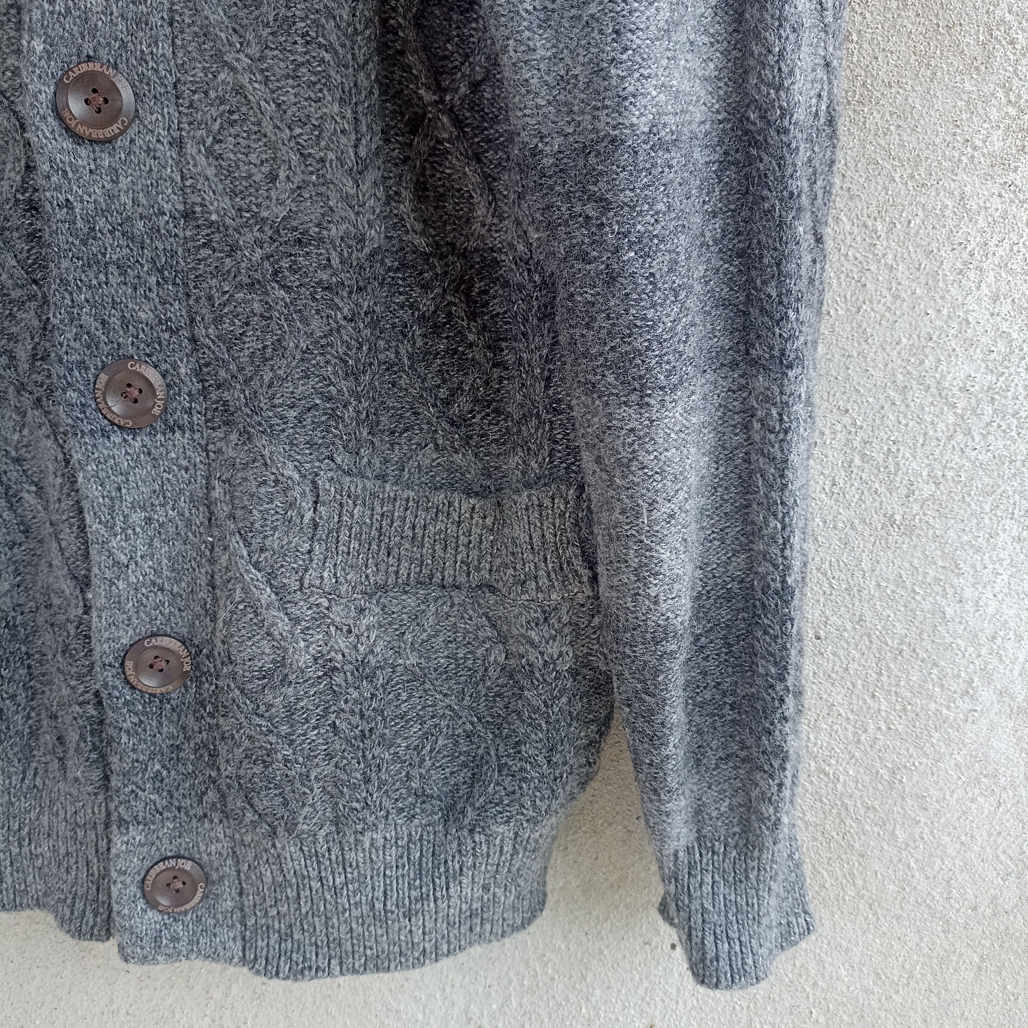 Aran Isles Knitwear × Caribbean Caribbean Joe Aran Knitwear Cardigan Size US M / EU 48-50 / 2 - 7 Thumbnail