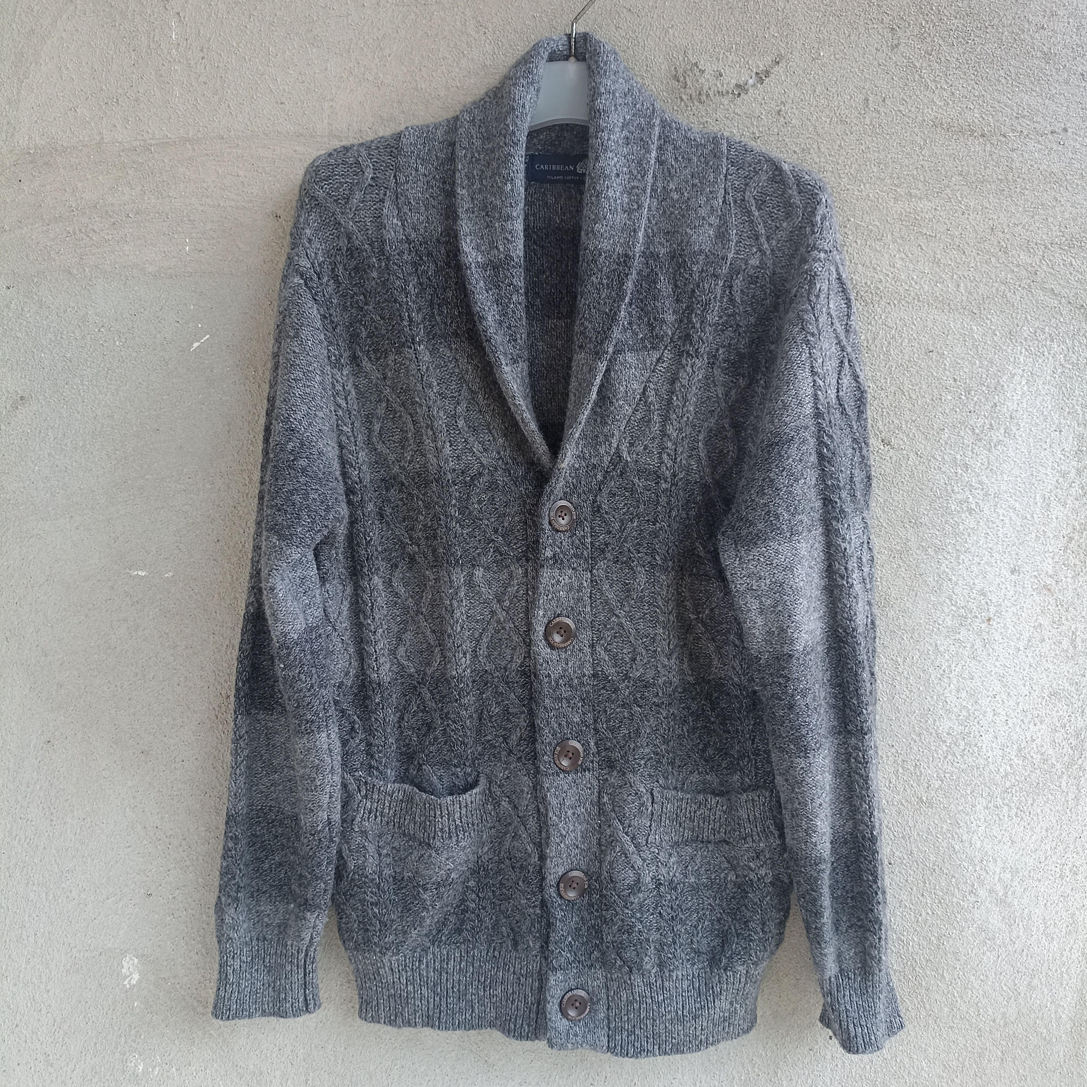 Aran Isles Knitwear × Caribbean Caribbean Joe Aran Knitwear Cardigan Size US M / EU 48-50 / 2 - 1 Thumbnail