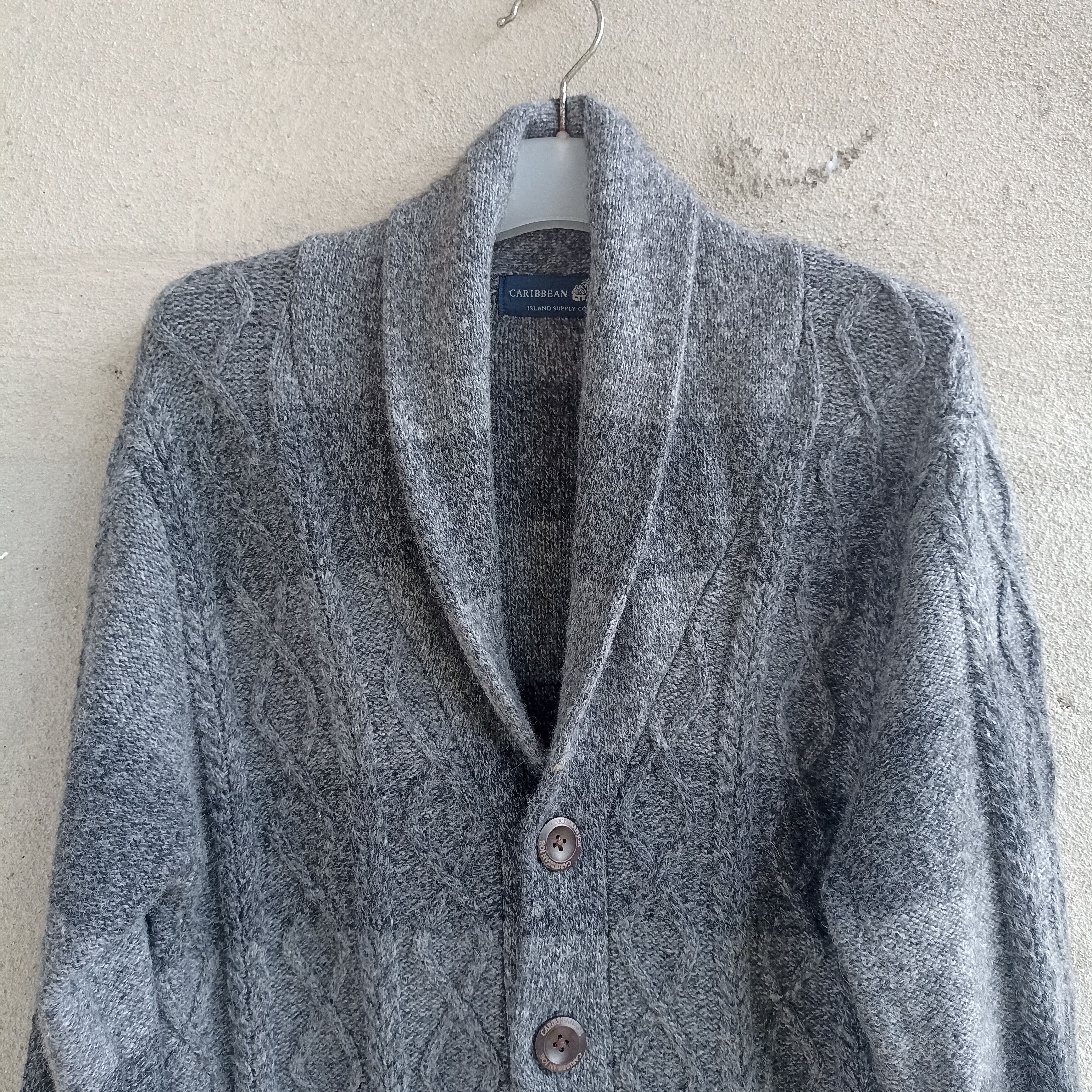 Aran Isles Knitwear × Caribbean Caribbean Joe Aran Knitwear Cardigan Size US M / EU 48-50 / 2 - 2 Thumbnail