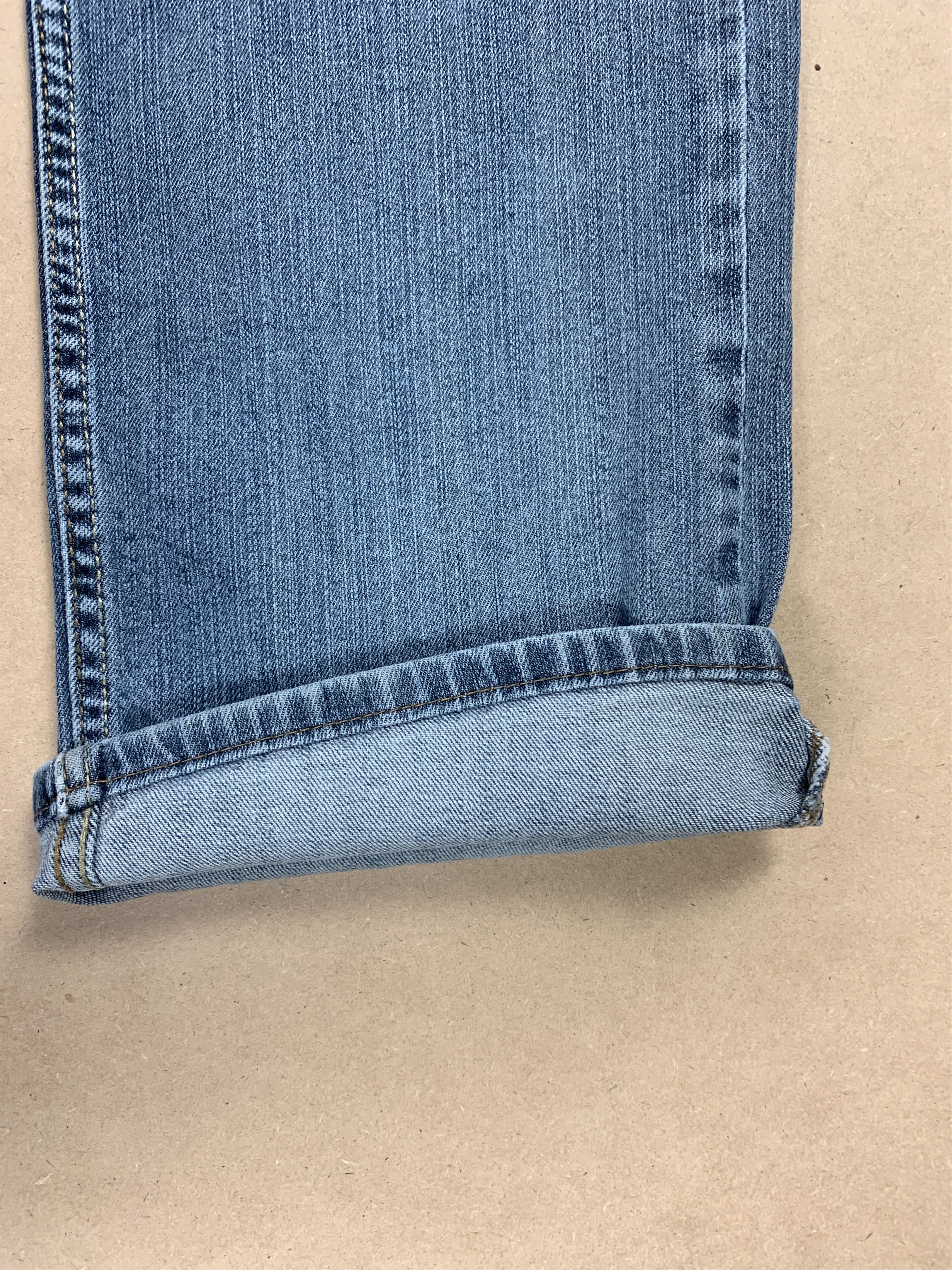 Levi's × Vintage Vintage Levis Straight Cut Distressed Faded Mid Wash Jeans Size US 37 - 4 Thumbnail