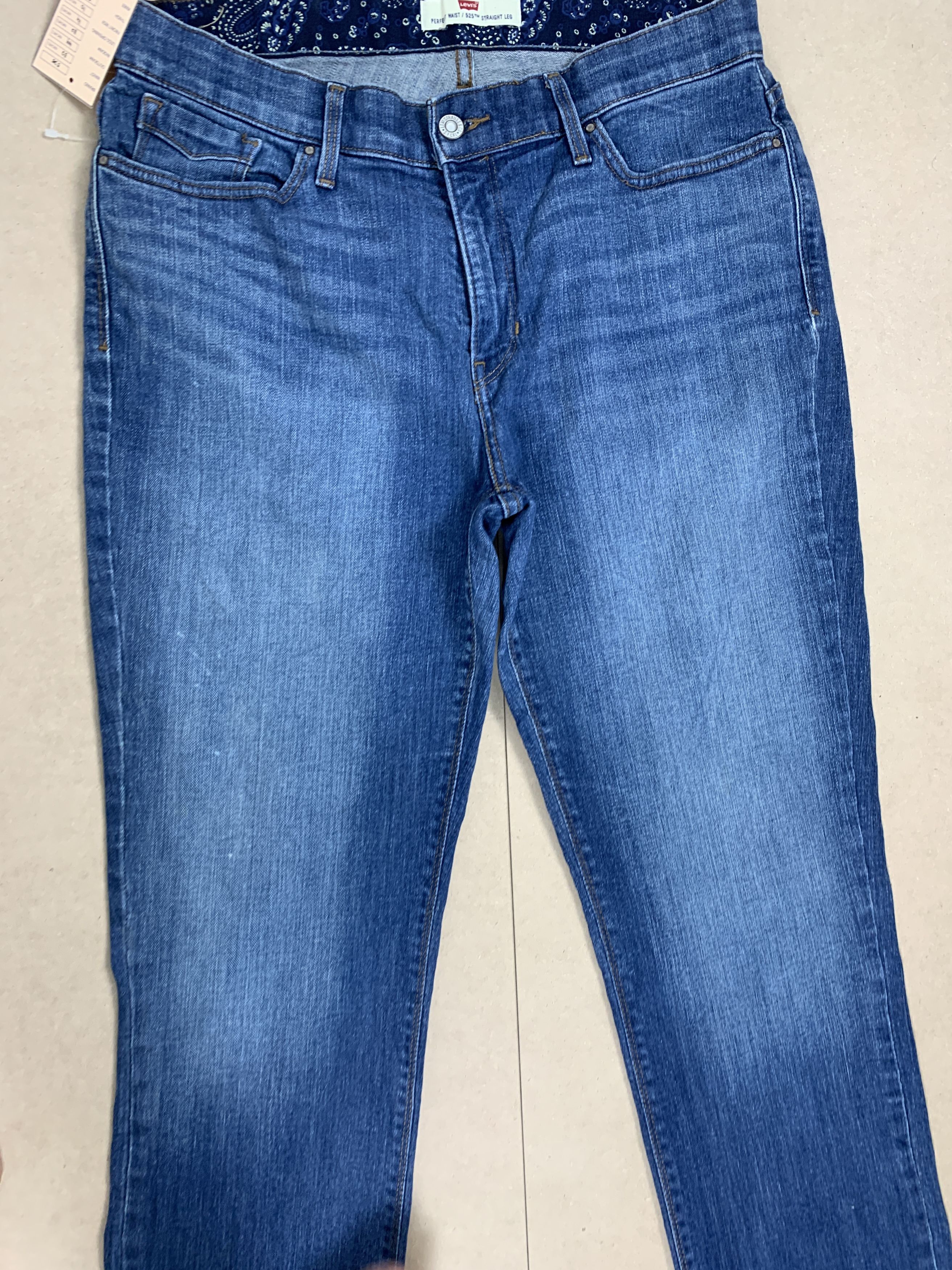 Levi's Vintage Levis 525 Straight Cut Distressed Faded Blue Jeans Size 32" / US 10 / IT 46 - 3 Thumbnail