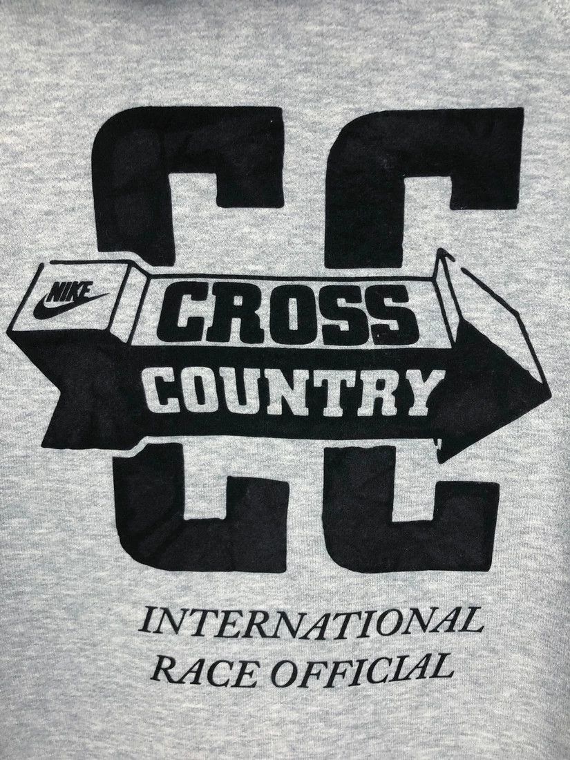 Nike Vintage Nike Cross Country Hoodie Sweatshirt Size US XL / EU 56 / 4 - 2 Thumbnail