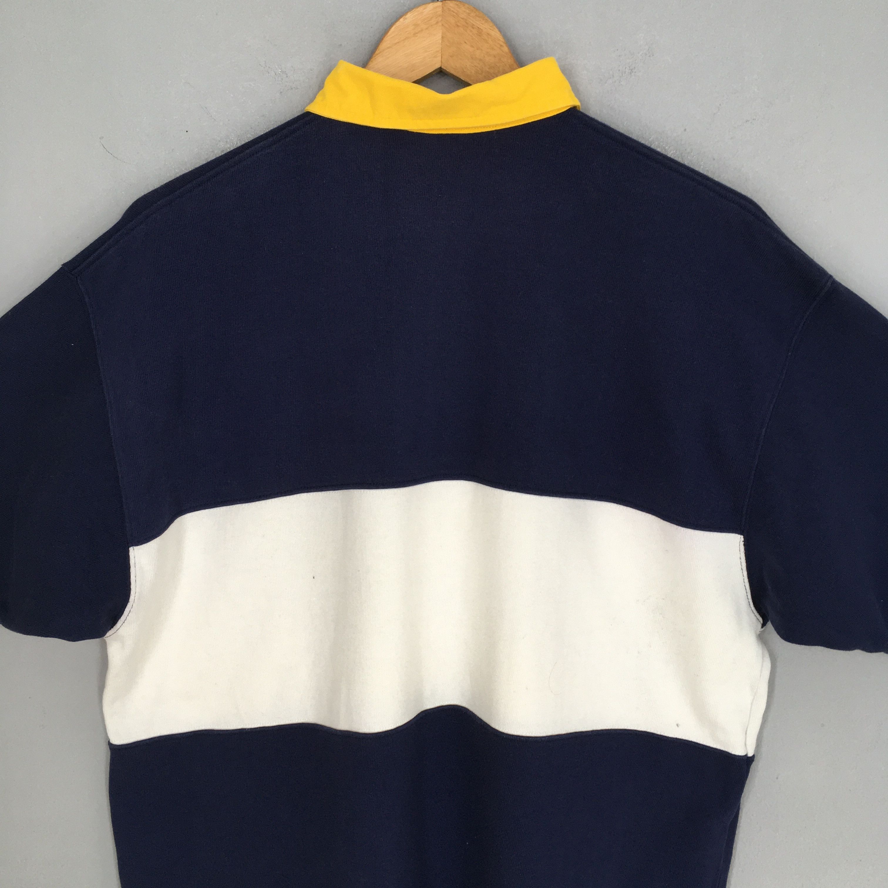 Polo Ralph Lauren × Rugby Ralph Lauren Vintage 90's Polo Ralph Lauren RLPC67 Rugby Polo Shirt Small Size US S / EU 44-46 / 1 - 7 Thumbnail
