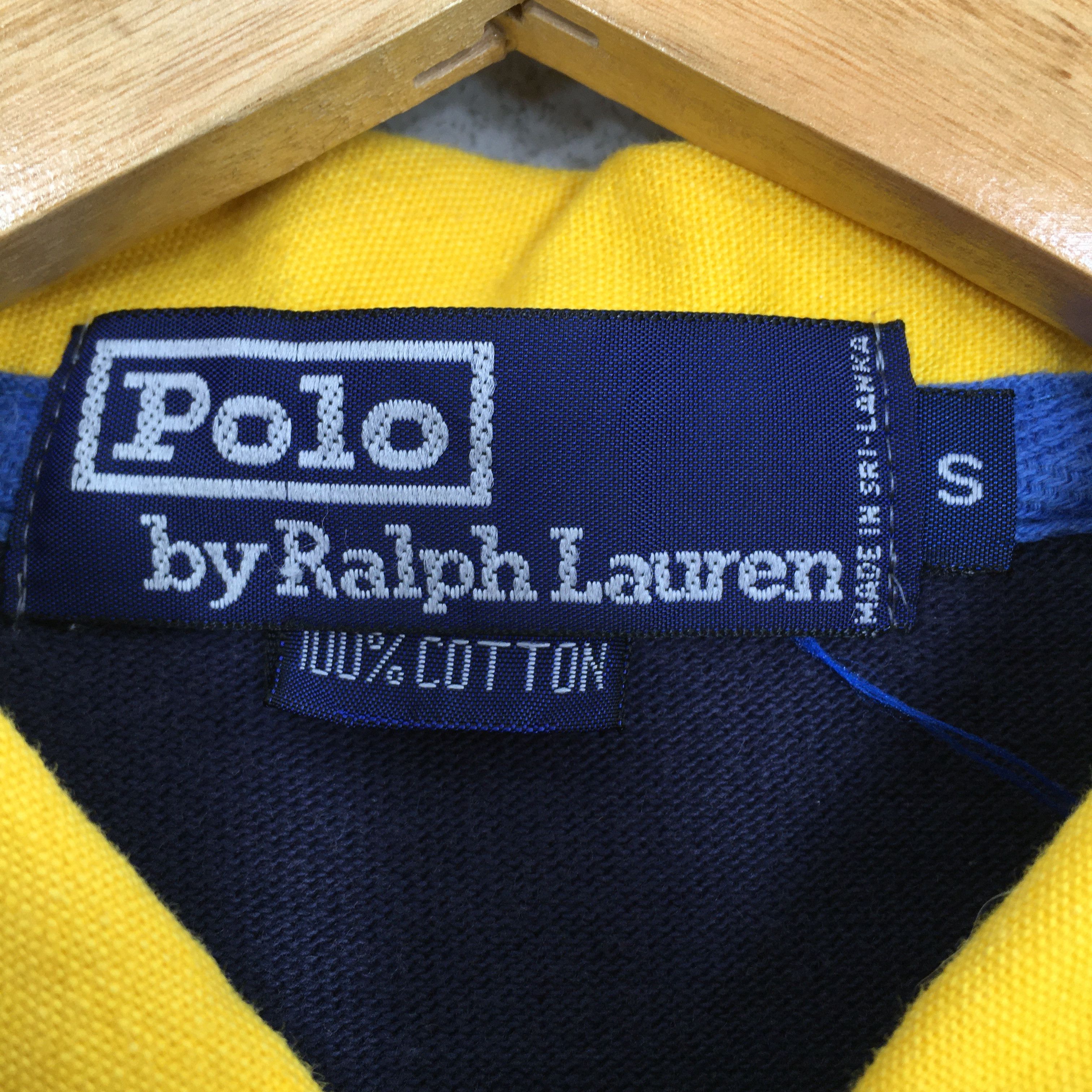 Polo Ralph Lauren × Rugby Ralph Lauren Vintage 90's Polo Ralph Lauren RLPC67 Rugby Polo Shirt Small Size US S / EU 44-46 / 1 - 3 Thumbnail