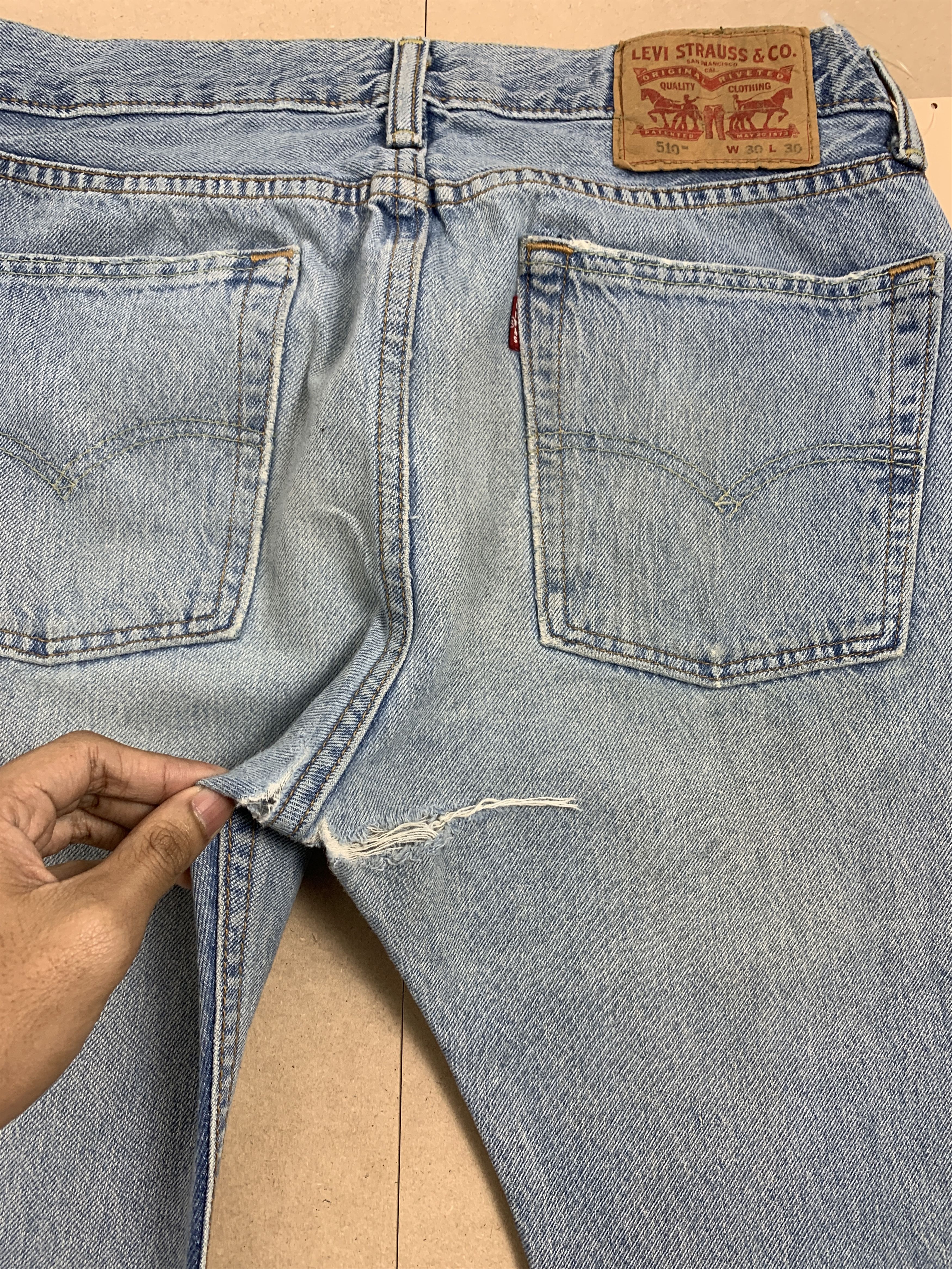 Levi's Vintage LEVI'S 510 Straight Cut Faded Jeans P0185 Size US 29 - 7 Thumbnail