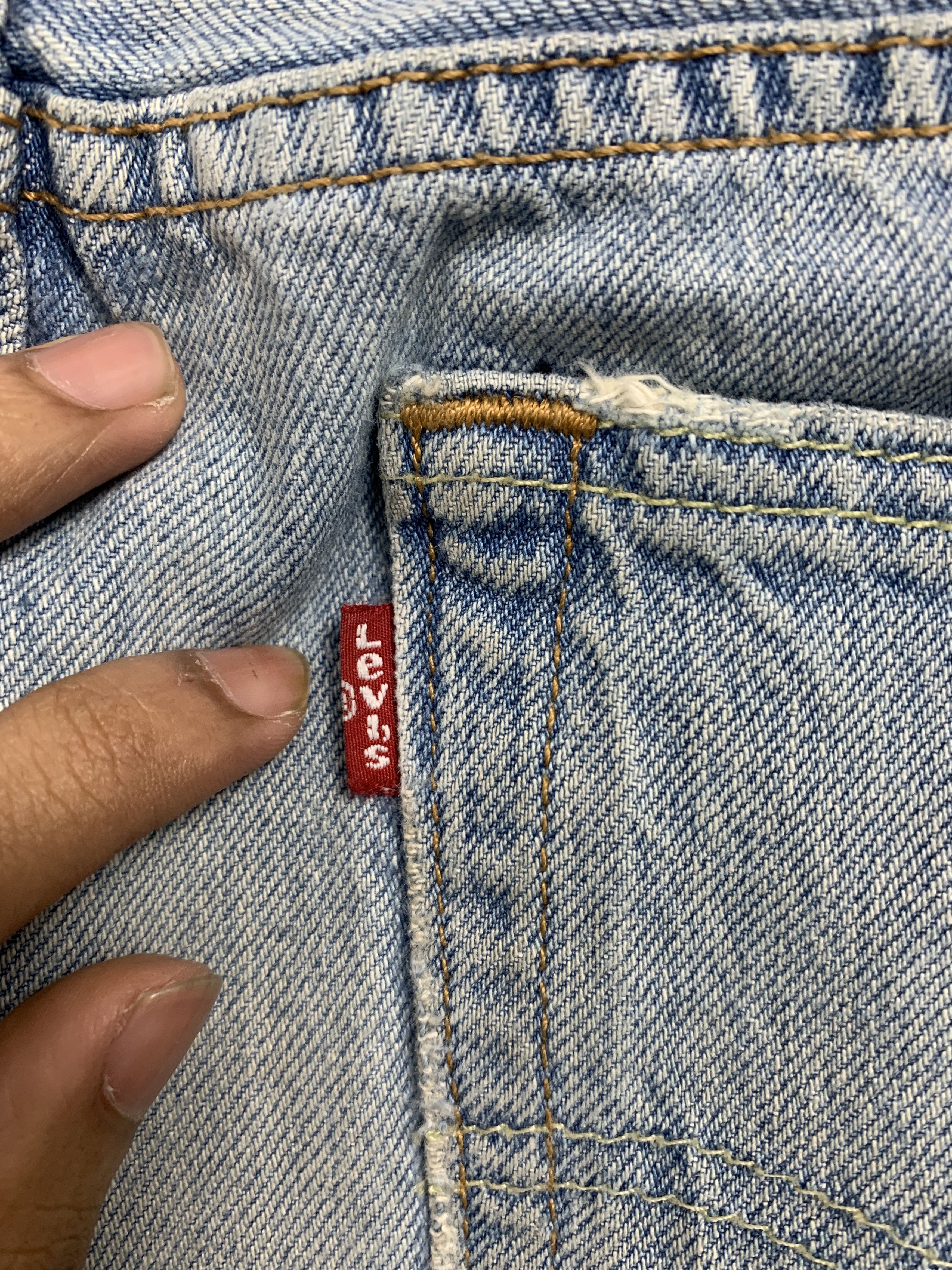 Levi's Vintage LEVI'S 510 Straight Cut Faded Jeans P0185 Size US 29 - 10 Thumbnail