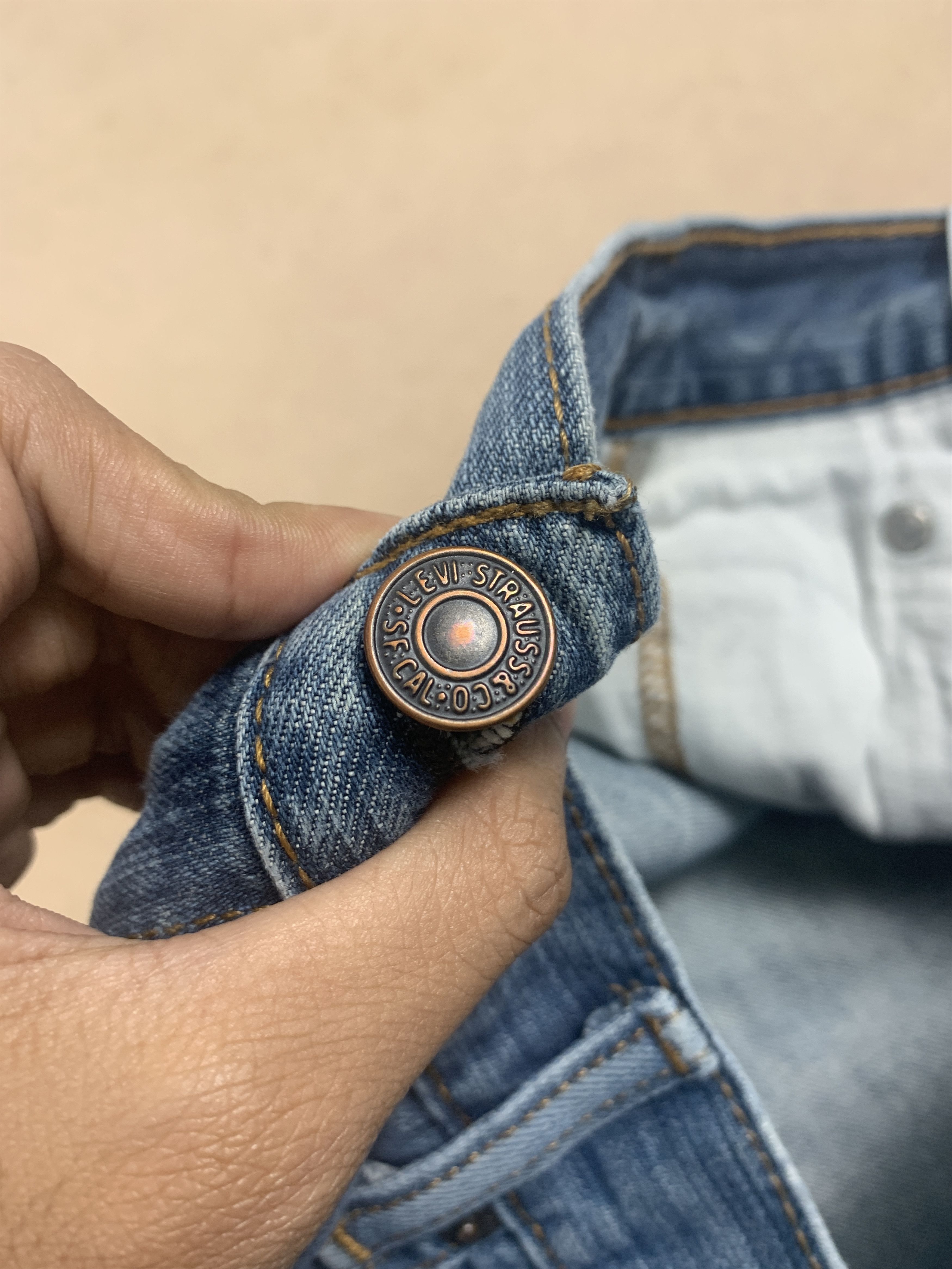 Levi's × Vintage Vintage Levis 559 Straight Cut Faded Blue Jeans Size US 42 / EU 58 - 18 Thumbnail