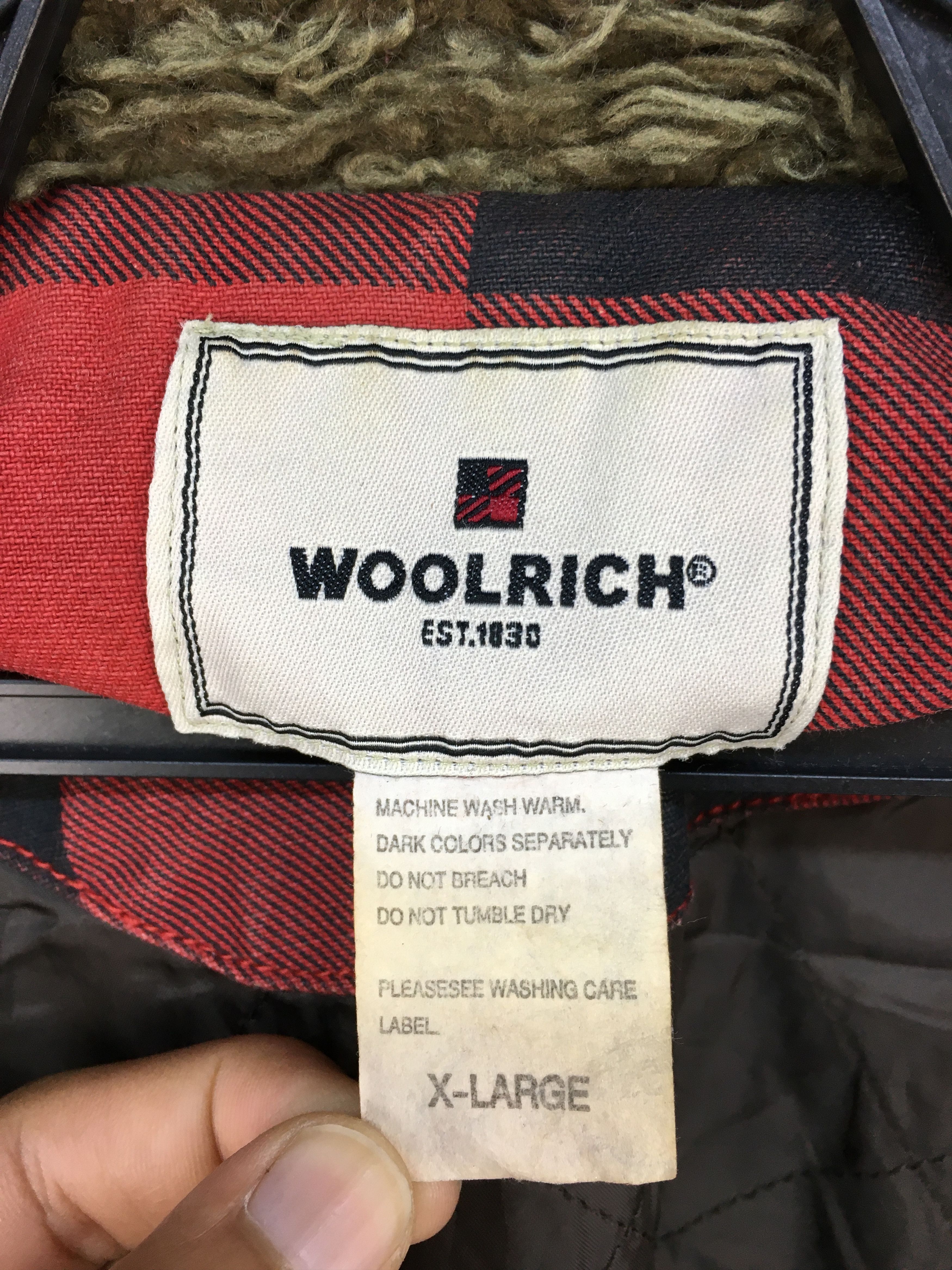 Woolrich Woolen Mills Vintage WOORICH Bondage Punk Checkered Quilting Jacket Size US L / EU 52-54 / 3 - 9 Thumbnail