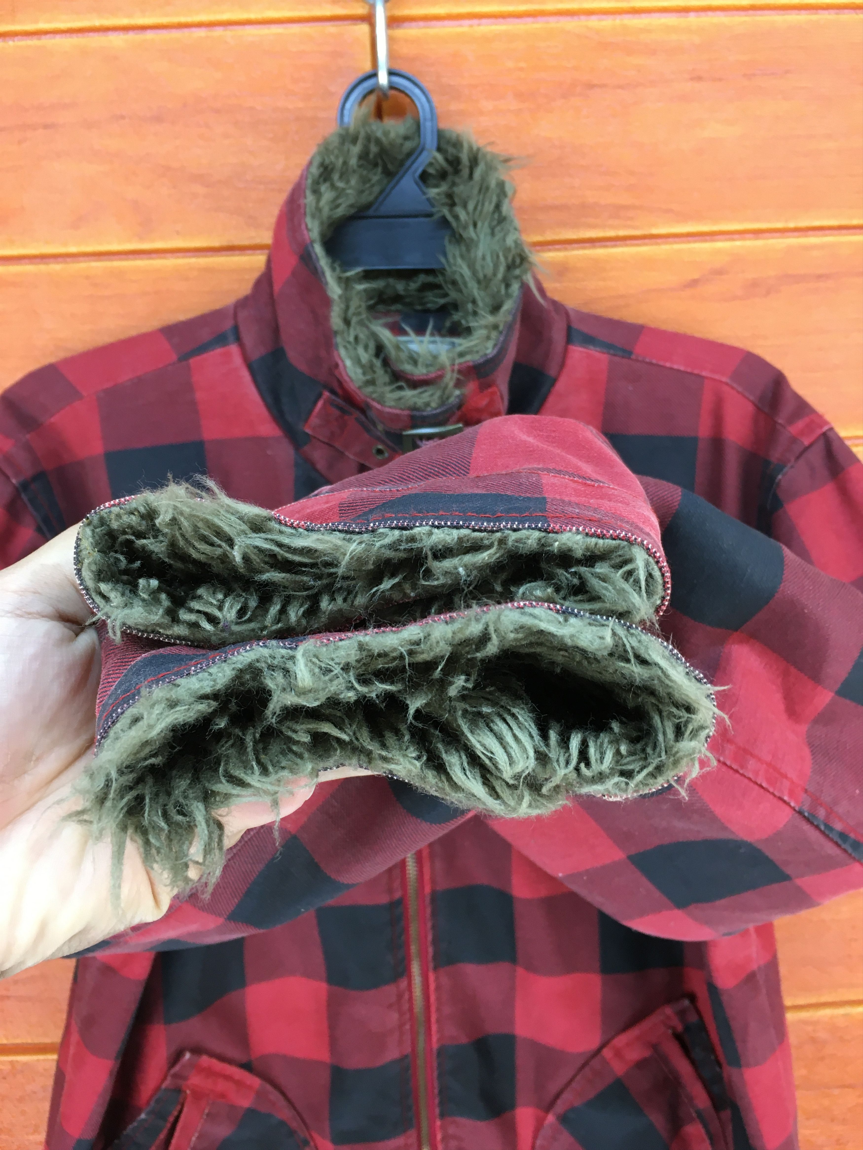 Woolrich Woolen Mills Vintage WOORICH Bondage Punk Checkered Quilting Jacket Size US L / EU 52-54 / 3 - 5 Thumbnail