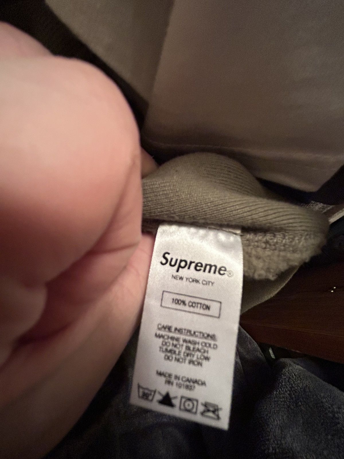 Supreme Supreme Cross Box Logo Olive Size US L / EU 52-54 / 3 - 4 Thumbnail