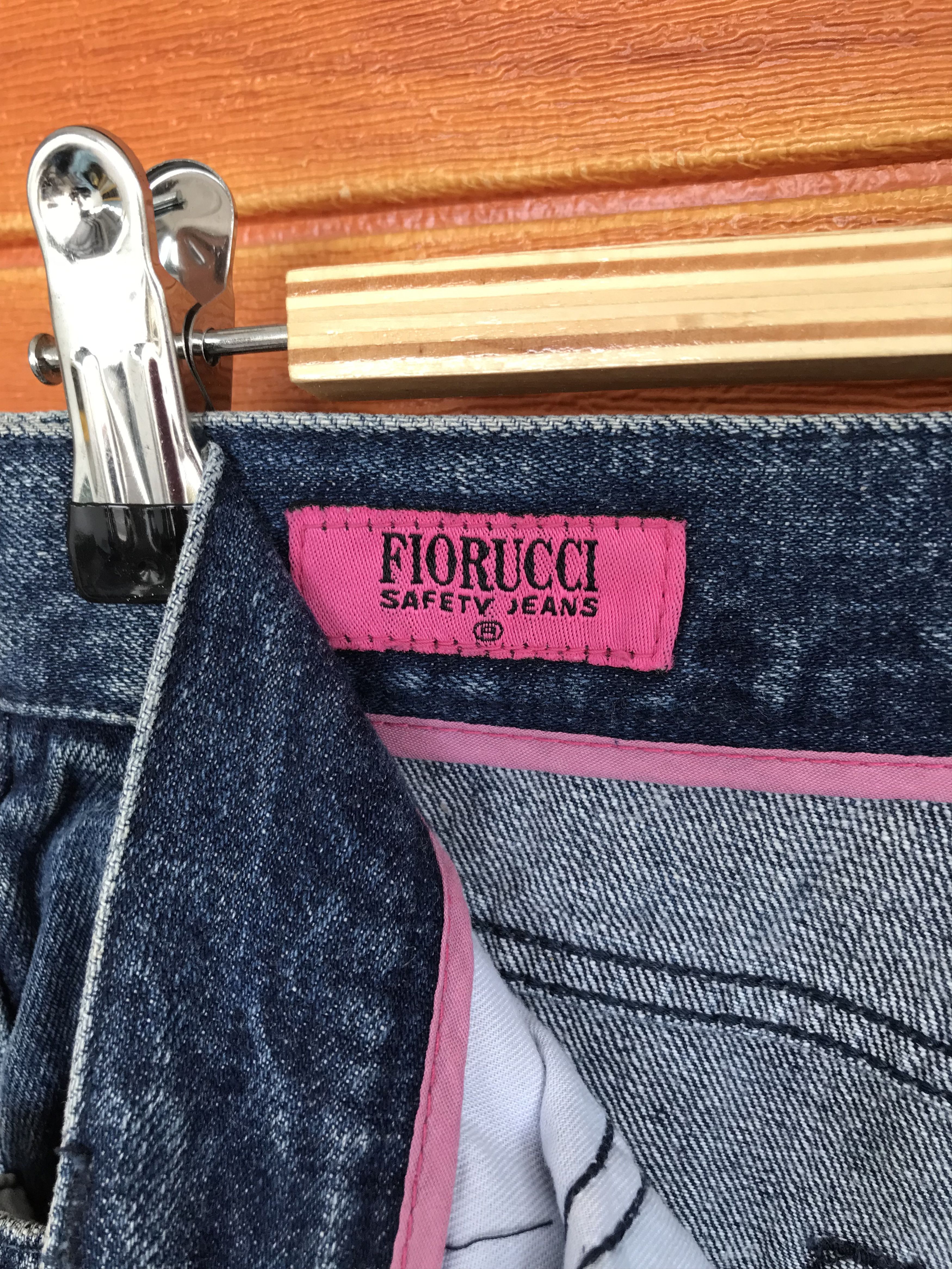 Fiorucci Flare Jeans Fiorucci Flower Embroidered Boot Cut Jeans Size US 27 - 19 Thumbnail