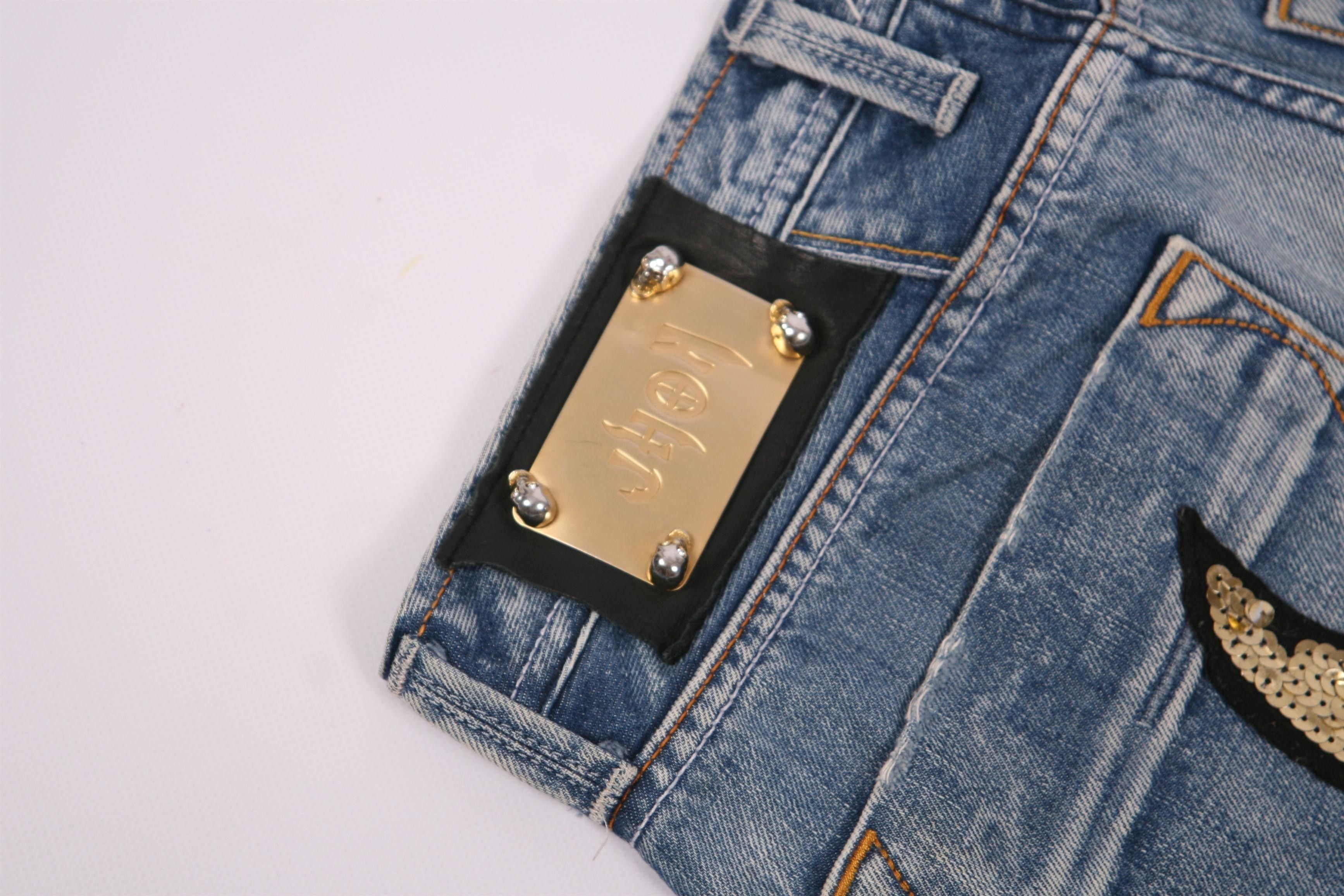 If Six Was Nine Made in Italy. Takeshy Kurosawa Designers Distressed Jeans. Size US 34 / EU 50 - 10 Thumbnail