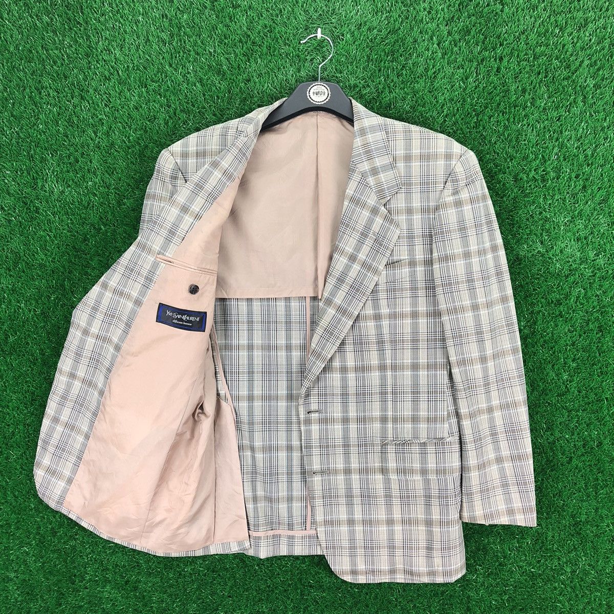 Yves Saint Laurent Vintage 90's Yves Saint Laurent Diffusion Homme Blazer Size US S / EU 44-46 / 1 - 7 Thumbnail