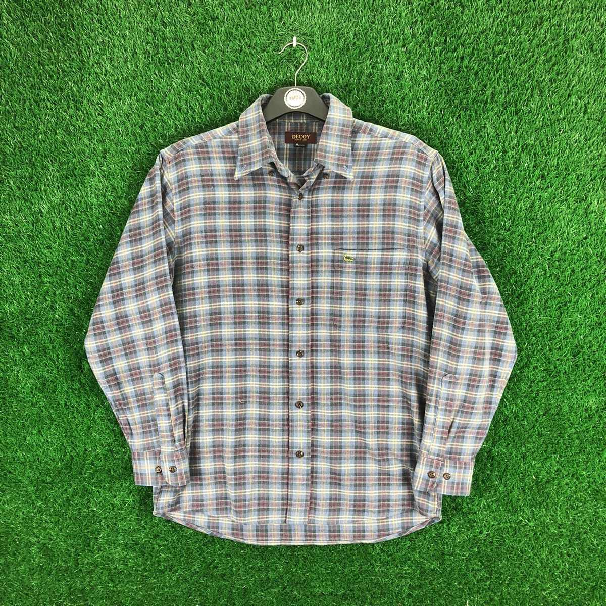 image of 80's Flannel Checkered Summer By Decoy, Men's (Size Medium)