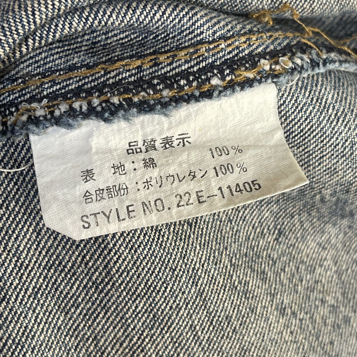 Japanese Brand DISTRESSED JEANS SUNVALLEY ATTACHED DENIM VEST Size US M / EU 48-50 / 2 - 12 Thumbnail