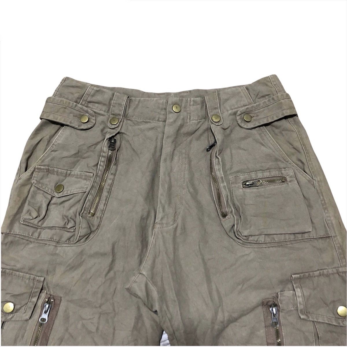Japanese Brand Japanese Brand Multi Pockets Tactical Bondage Punk Zipper Size US 32 / EU 48 - 3 Thumbnail