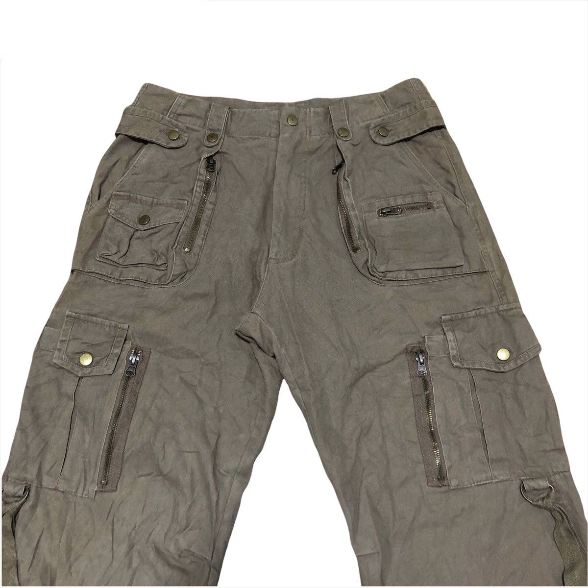 Japanese Brand Japanese Brand Multi Pockets Tactical Bondage Punk Zipper Size US 32 / EU 48 - 2 Thumbnail