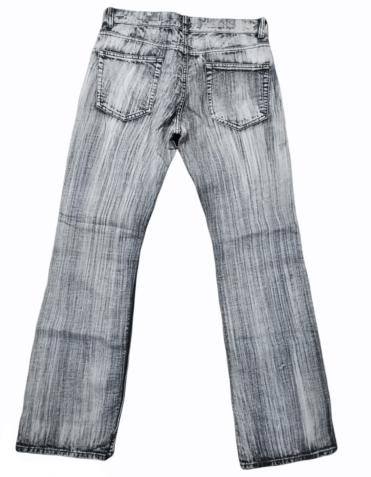 Japanese Brand 🔥Denim Steals🔥 Distressed Devil Skull Wash Pants Size US 33 - 3 Thumbnail