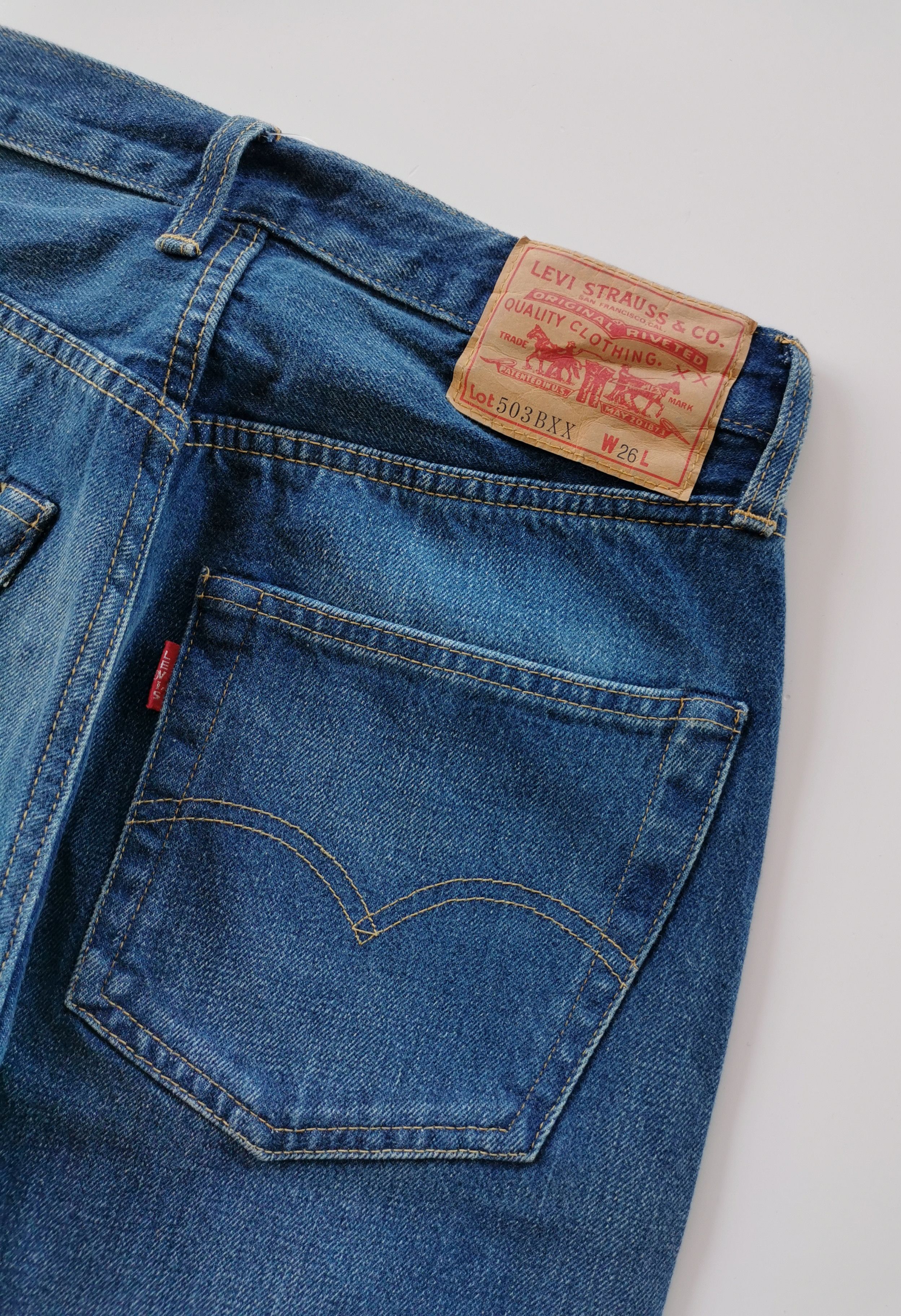Levi's Vintage Clothing Levis Vintage Clothing Selvedge LVC Lot 503B XX 1960s Jeans Size US 26 / EU 42 - 9 Thumbnail