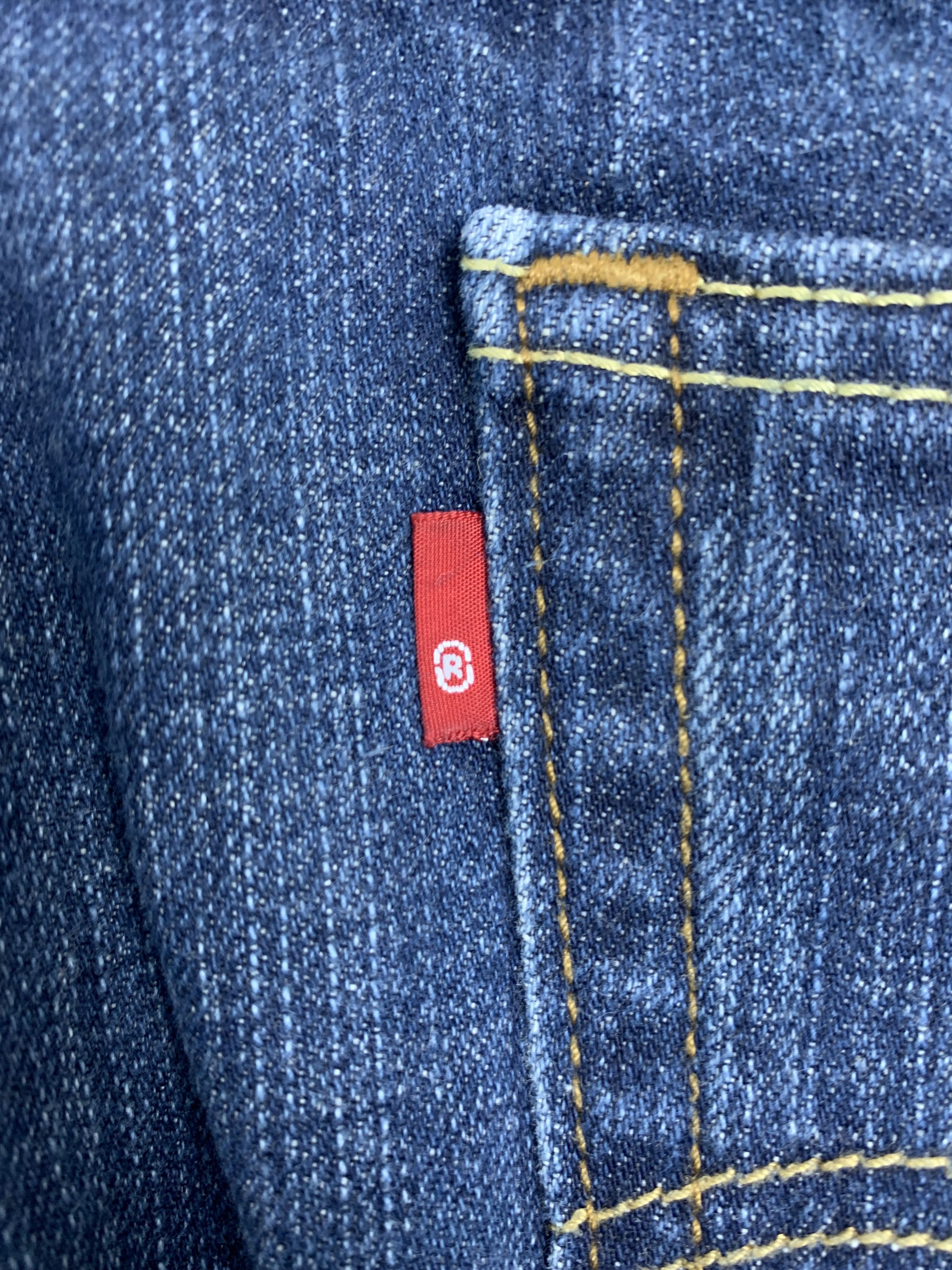 Levi's × Vintage Vintage Levis 569 Straight Cut Faded Blue Jeans Size US 34 / EU 50 - 10 Thumbnail