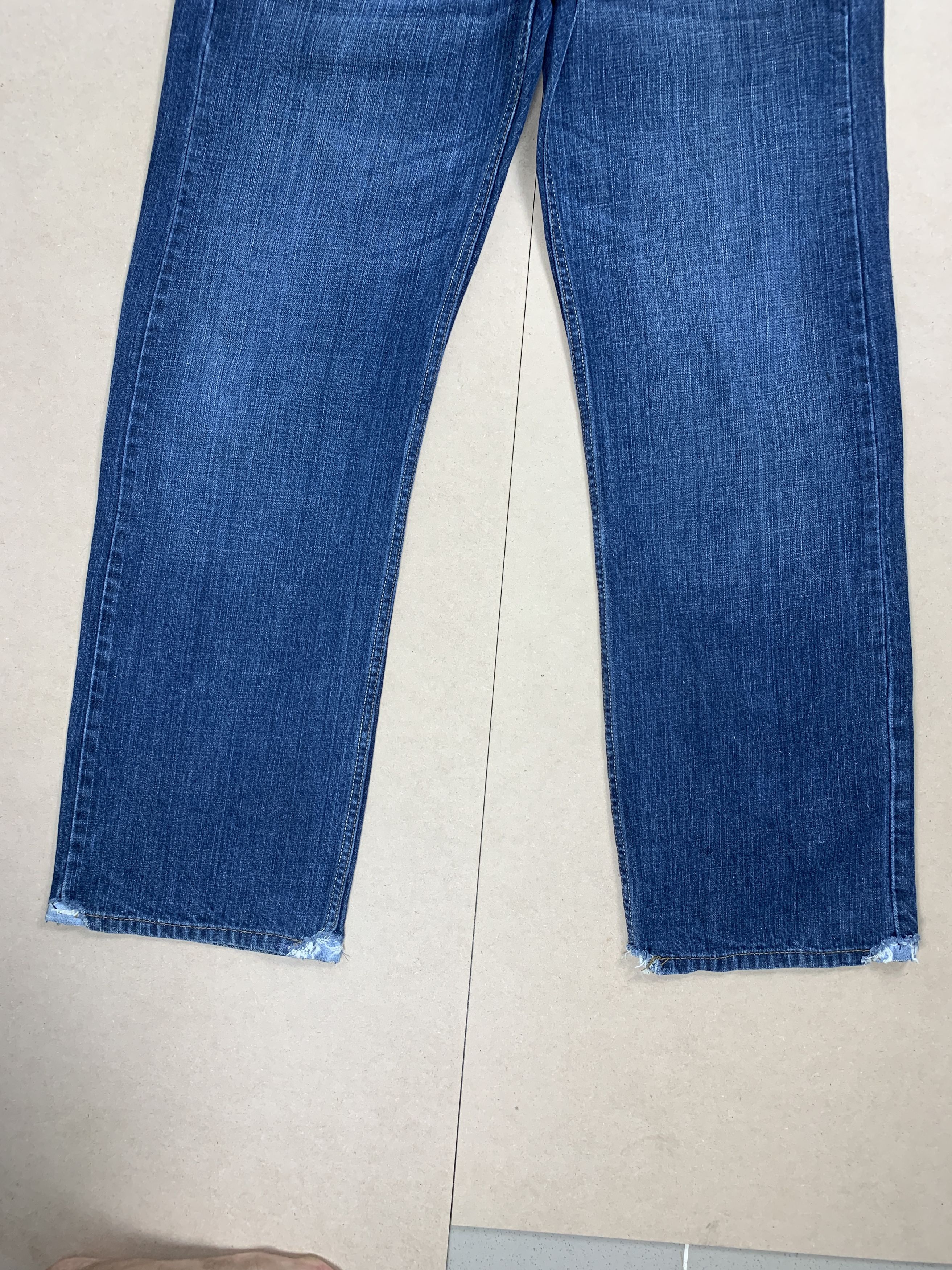 Levi's × Vintage Vintage Levis 569 Straight Cut Faded Blue Jeans Size US 34 / EU 50 - 5 Thumbnail