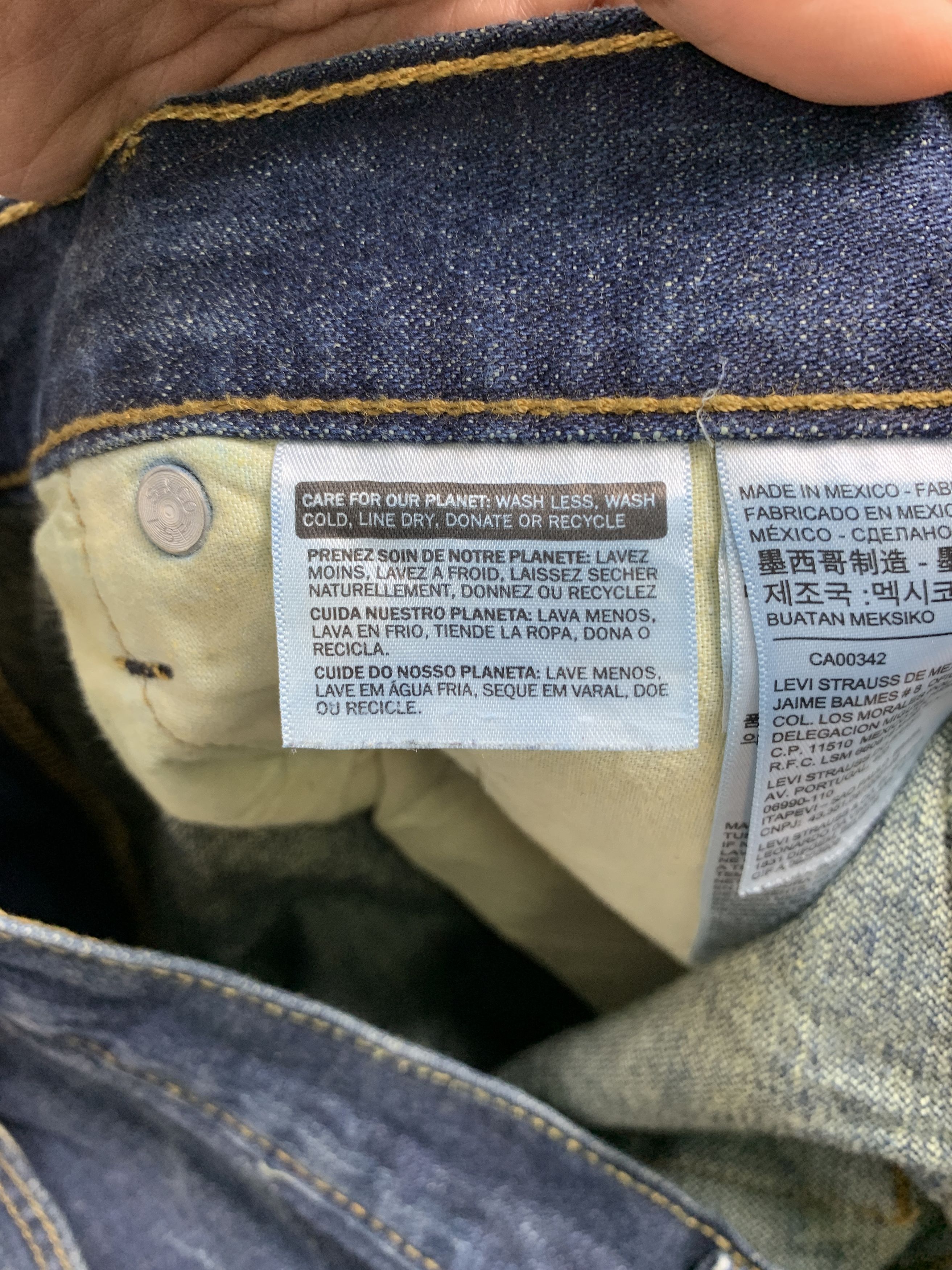 Levi's Vintage Levis 569 Straight Cut Blue Jeans Size US 36 / EU 52 - 12 Thumbnail