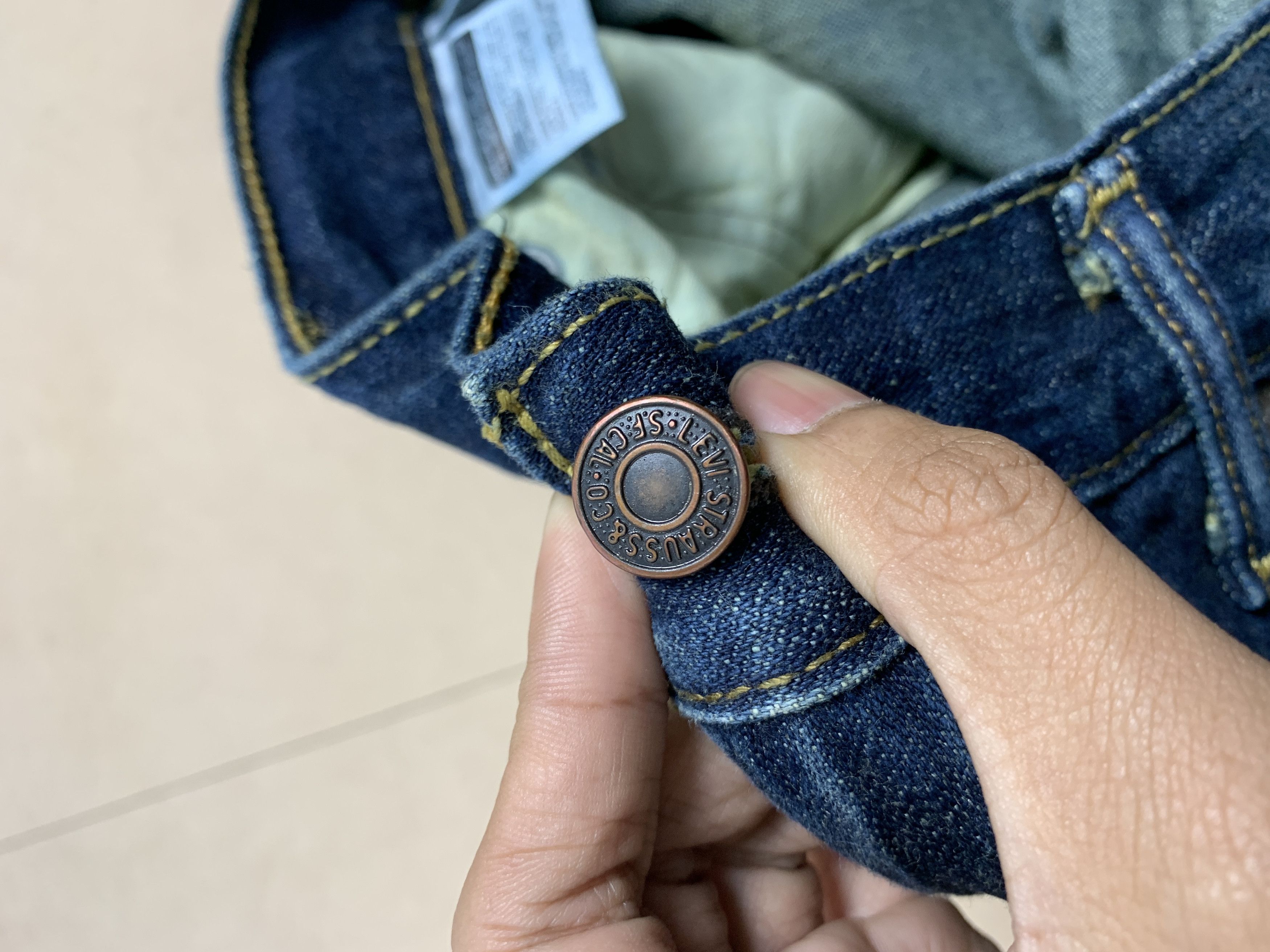 Levi's Vintage Levis 569 Straight Cut Blue Jeans Size US 36 / EU 52 - 20 Thumbnail