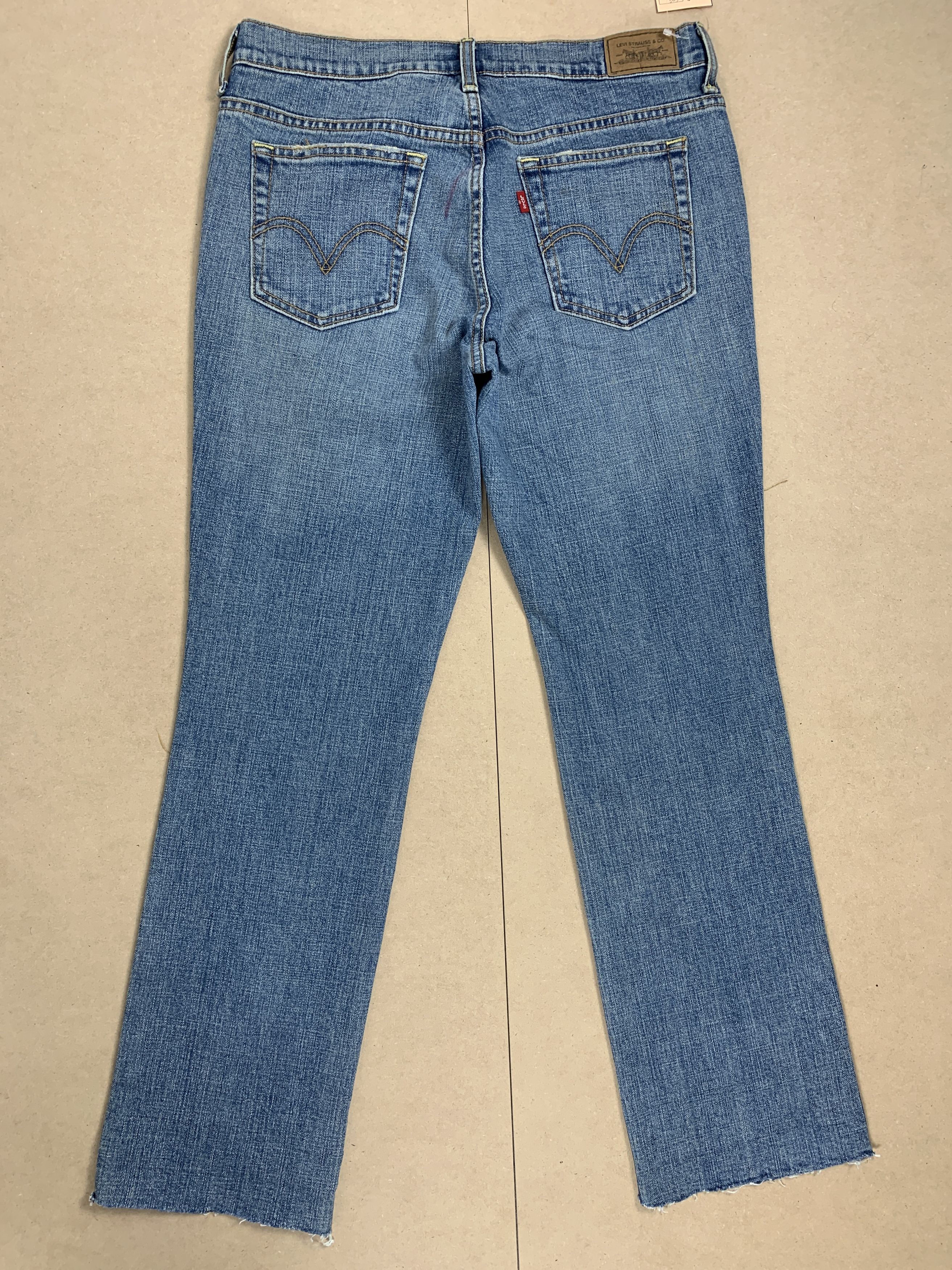 Levi's Vintage Levis 505 Straight Cut Distressed Faded Blue Jeans Size 30" / US 8 / IT 44 - 8 Thumbnail