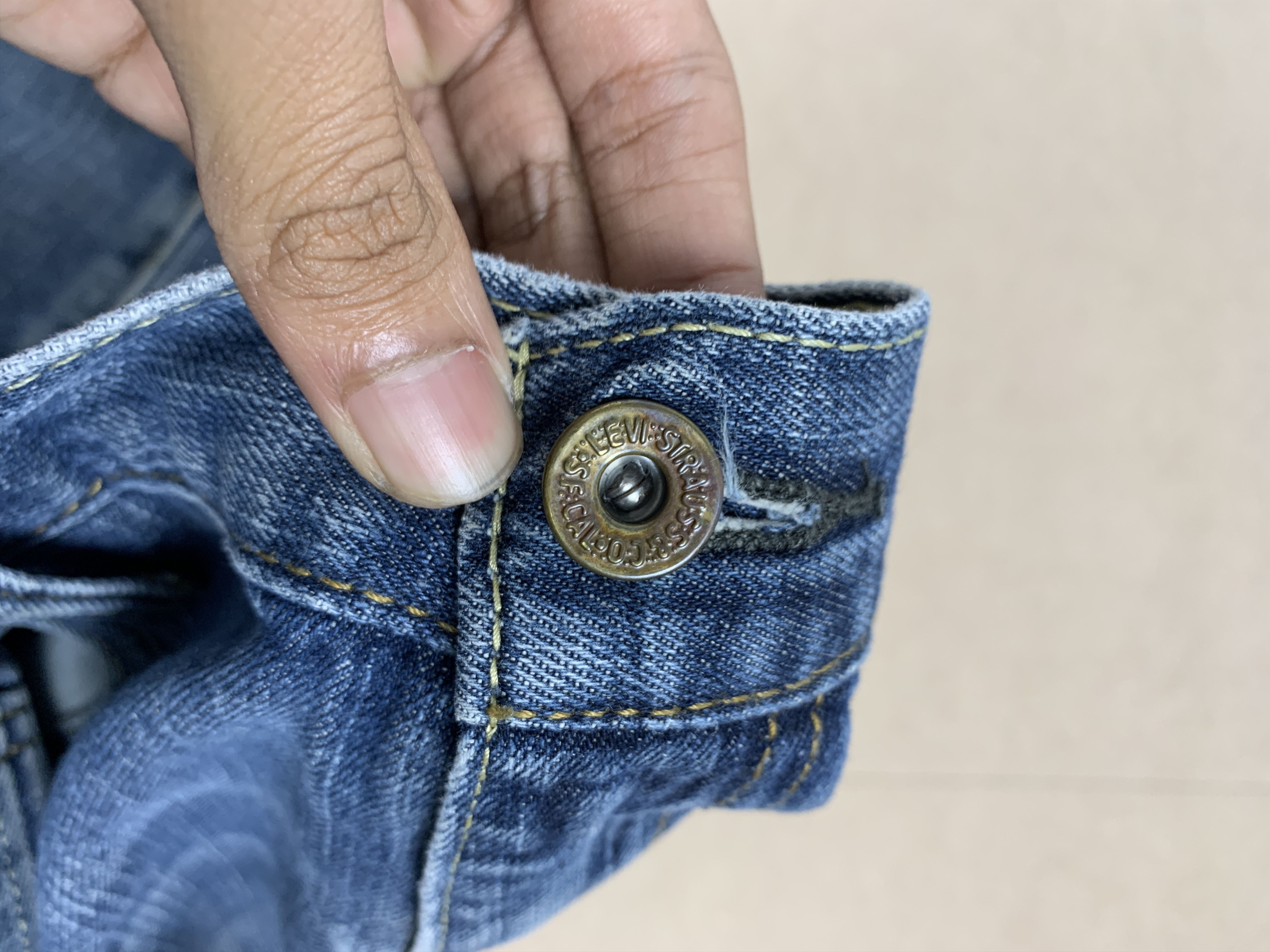 Levi's × Vintage Vintage Levis 569 Straight Cut Elter Faded Blue Jeans Size US 40 / EU 56 - 16 Thumbnail