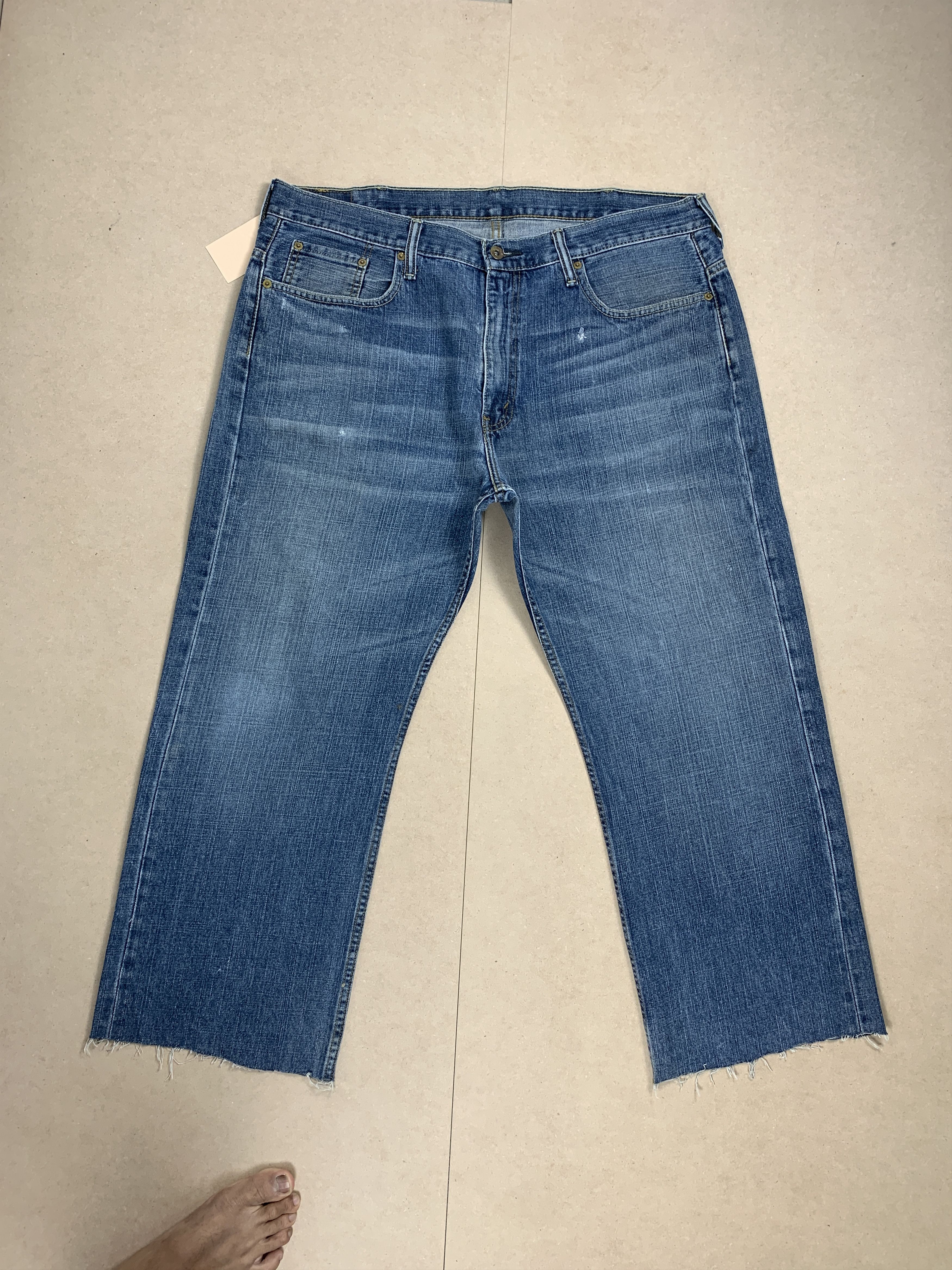 Levi's × Vintage Vintage Levis 569 Straight Cut Elter Faded Blue Jeans Size US 40 / EU 56 - 2 Thumbnail