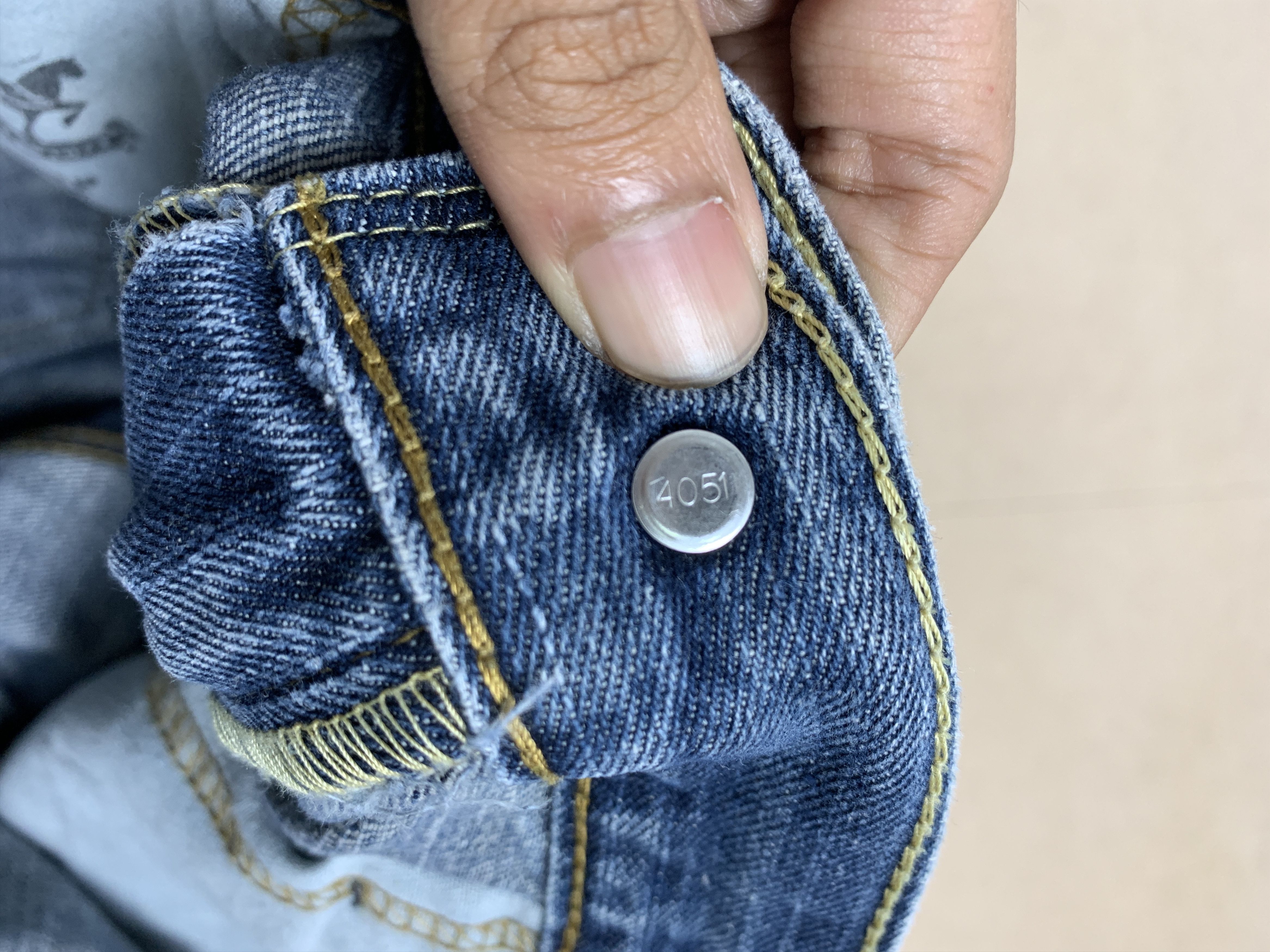 Levi's × Vintage Vintage Levis 569 Straight Cut Elter Faded Blue Jeans Size US 40 / EU 56 - 15 Thumbnail