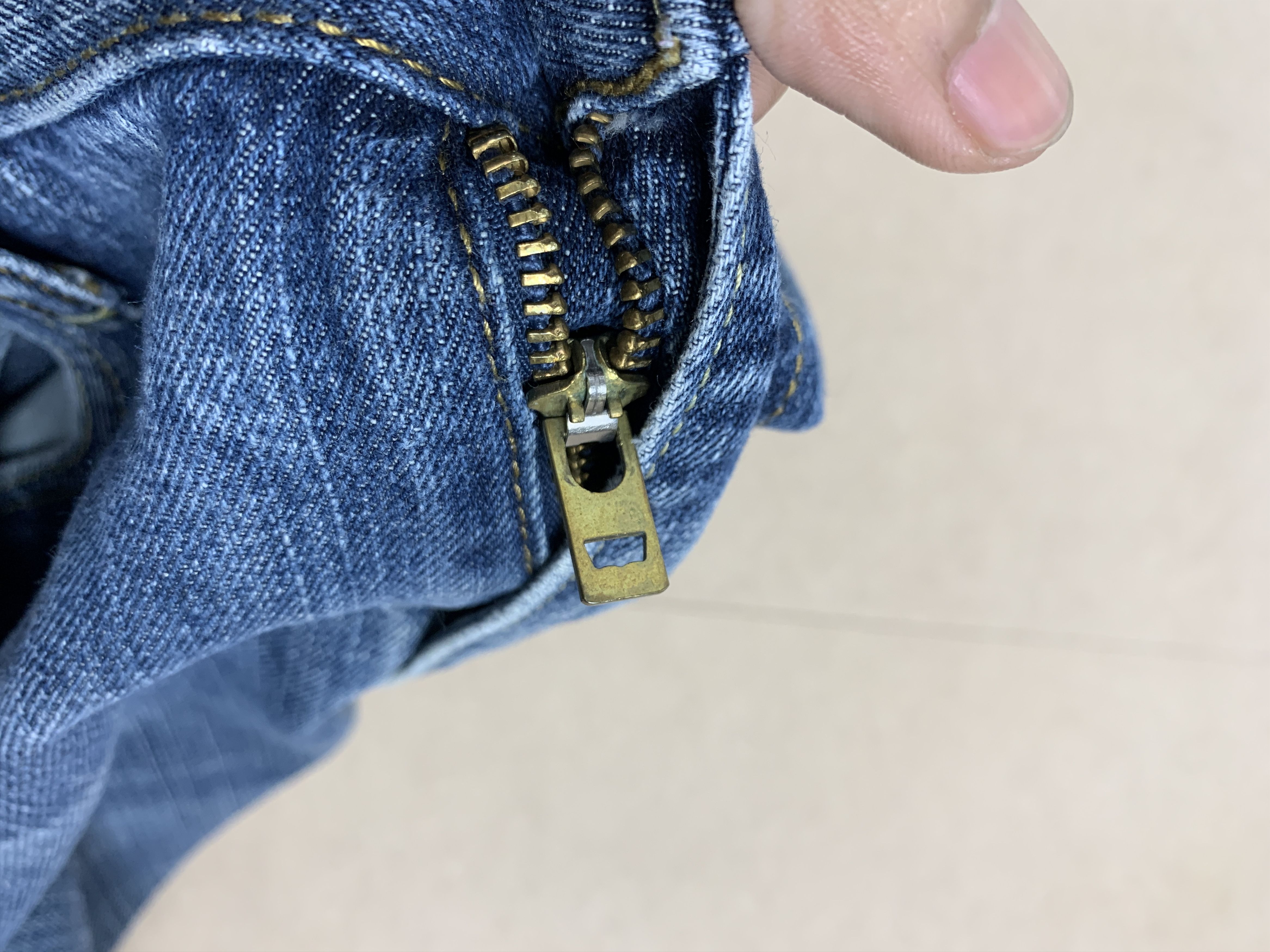 Levi's × Vintage Vintage Levis 569 Straight Cut Elter Faded Blue Jeans Size US 40 / EU 56 - 17 Thumbnail