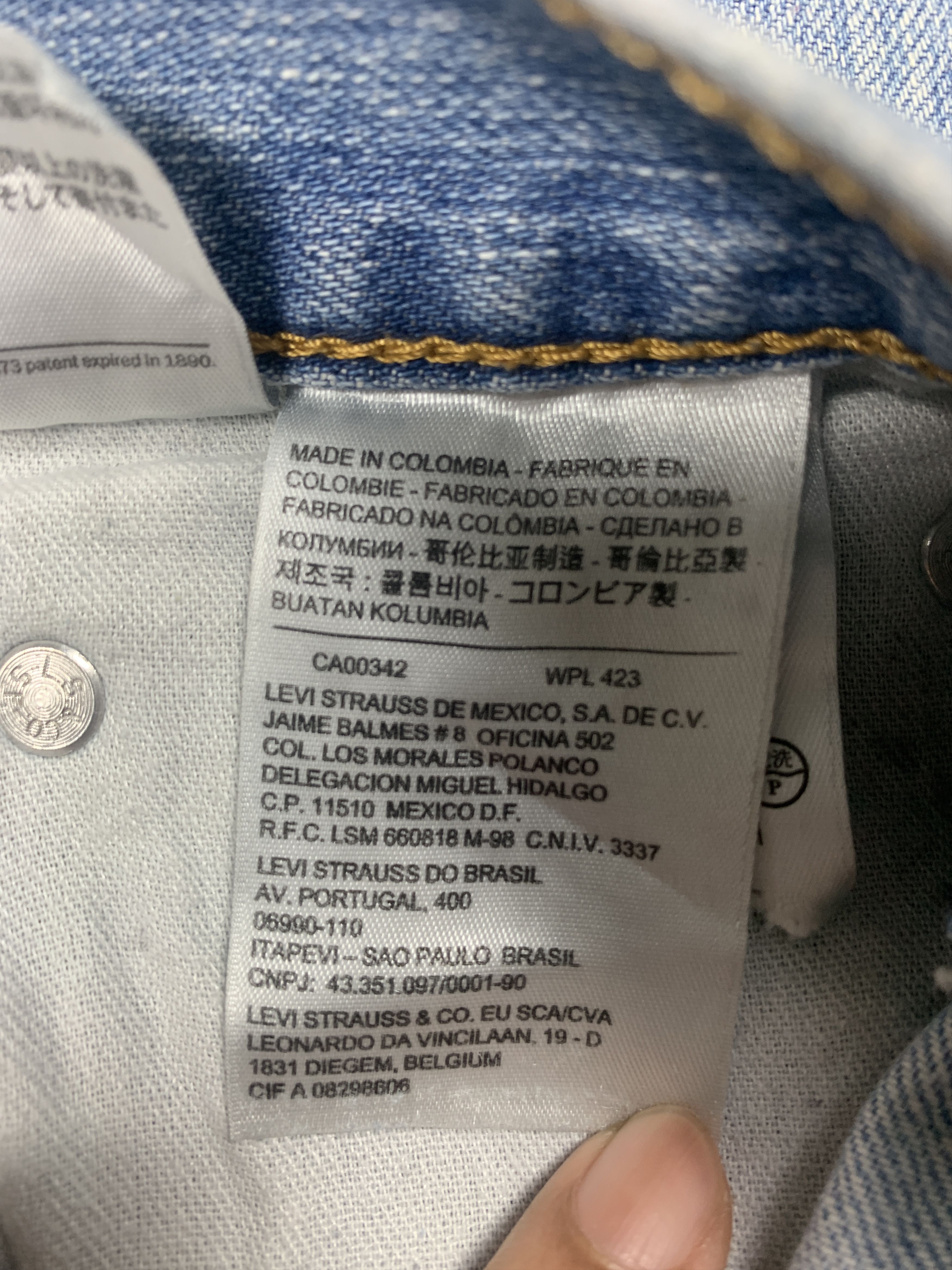 Levi's Vintage LEVIS 569 Vintage Blue Loose-Straight Jeans Size US 36 / EU 52 - 20 Thumbnail
