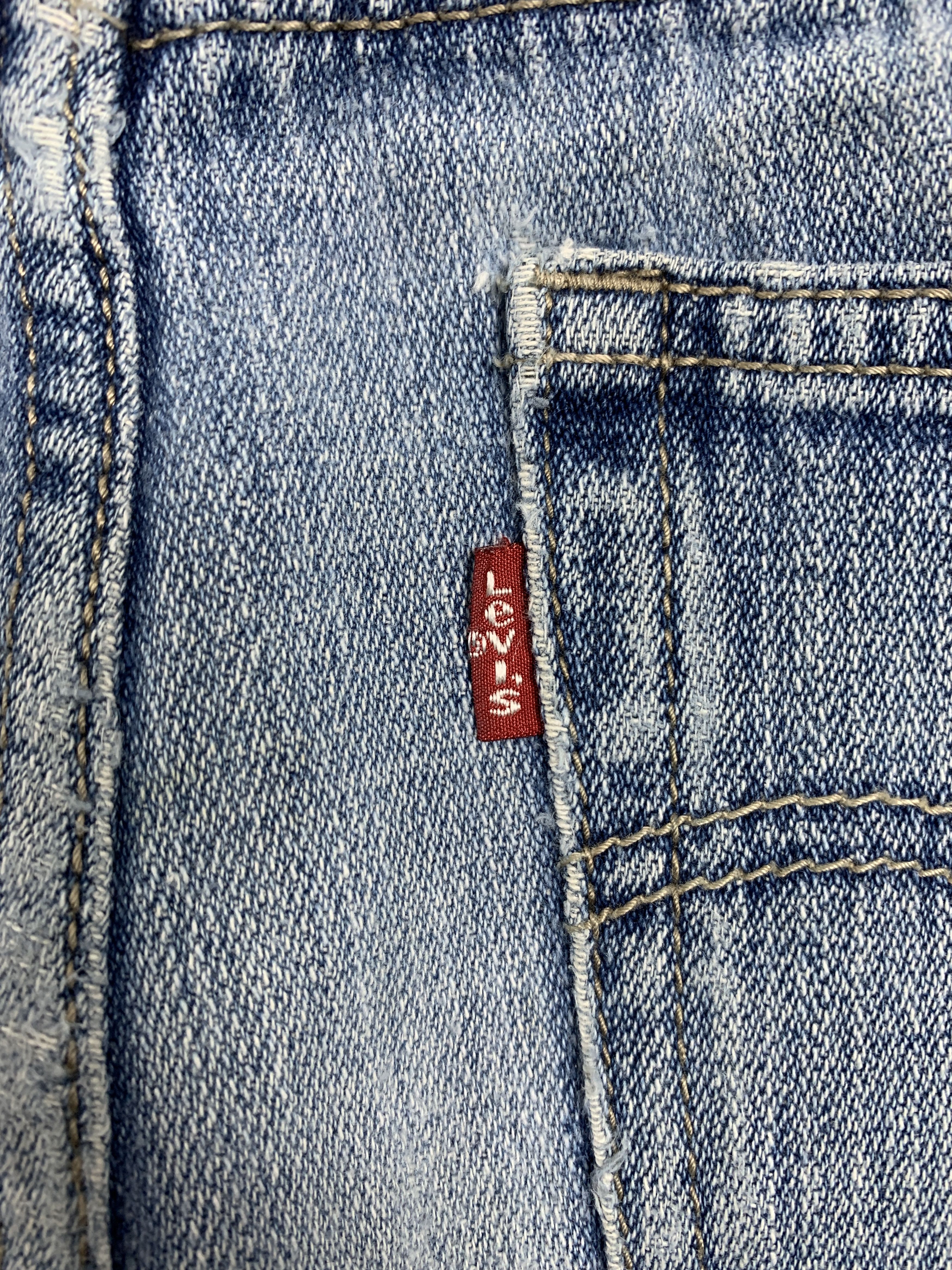 Levi's × Vintage Vintage Levis 569 Straight Cut Faded Light Wash Jeans Size US 28 / EU 44 - 10 Thumbnail