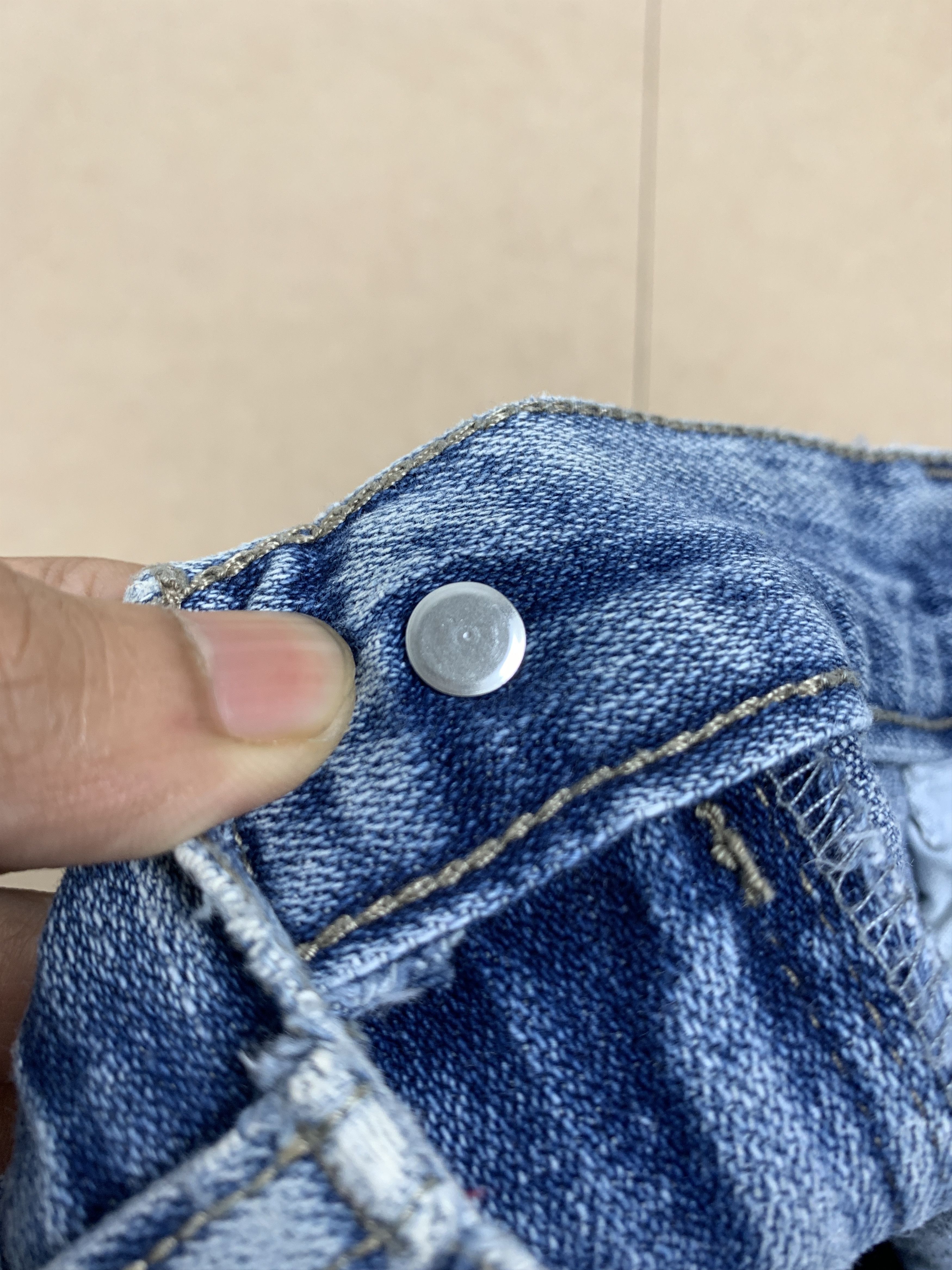 Levi's × Vintage Vintage Levis 569 Straight Cut Faded Light Wash Jeans Size US 28 / EU 44 - 17 Thumbnail