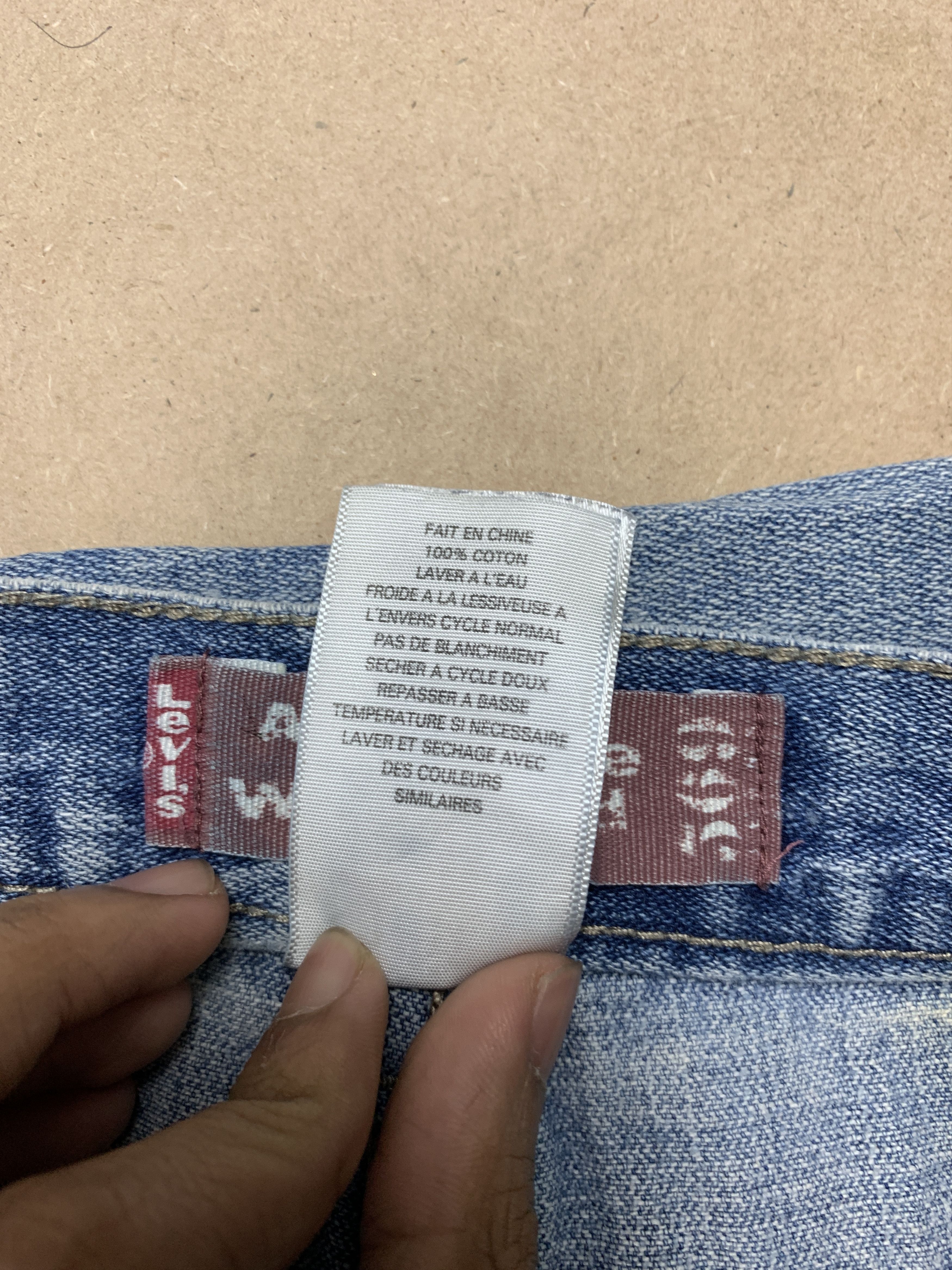 Levi's × Vintage Vintage Levis 569 Straight Cut Faded Light Wash Jeans Size US 28 / EU 44 - 14 Thumbnail
