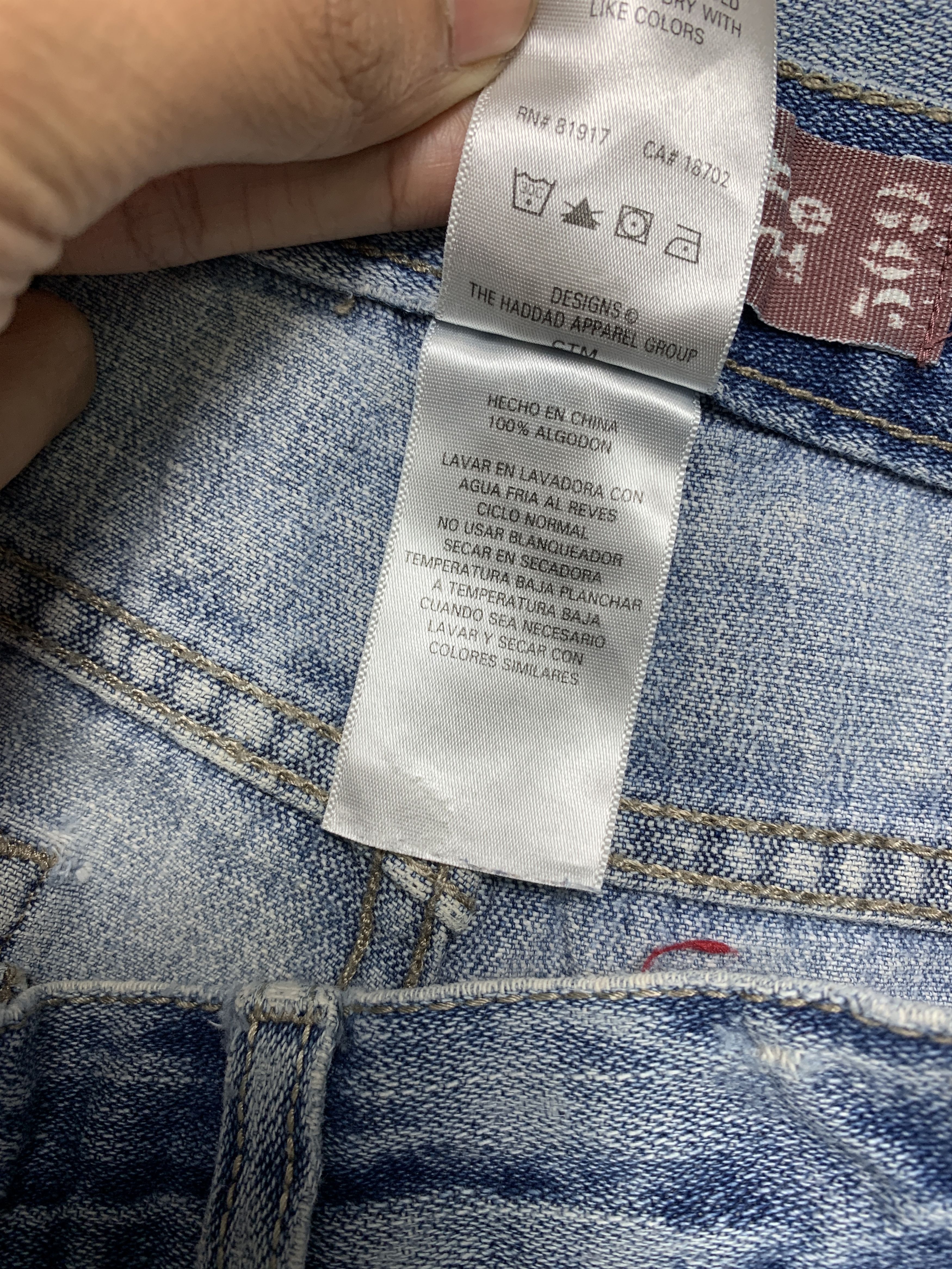 Levi's × Vintage Vintage Levis 569 Straight Cut Faded Light Wash Jeans Size US 28 / EU 44 - 13 Thumbnail